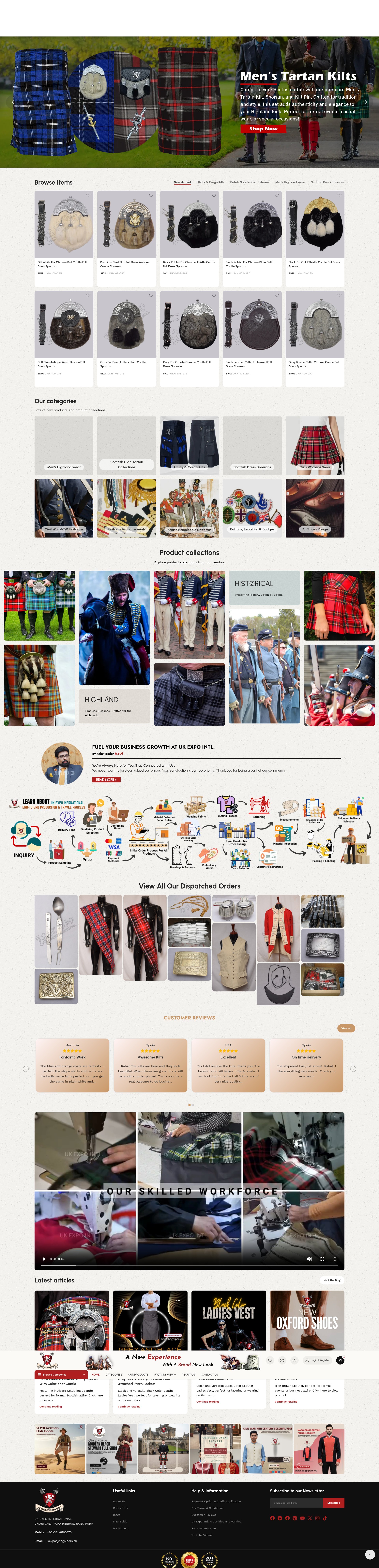Screenshot of bagpipers.eu