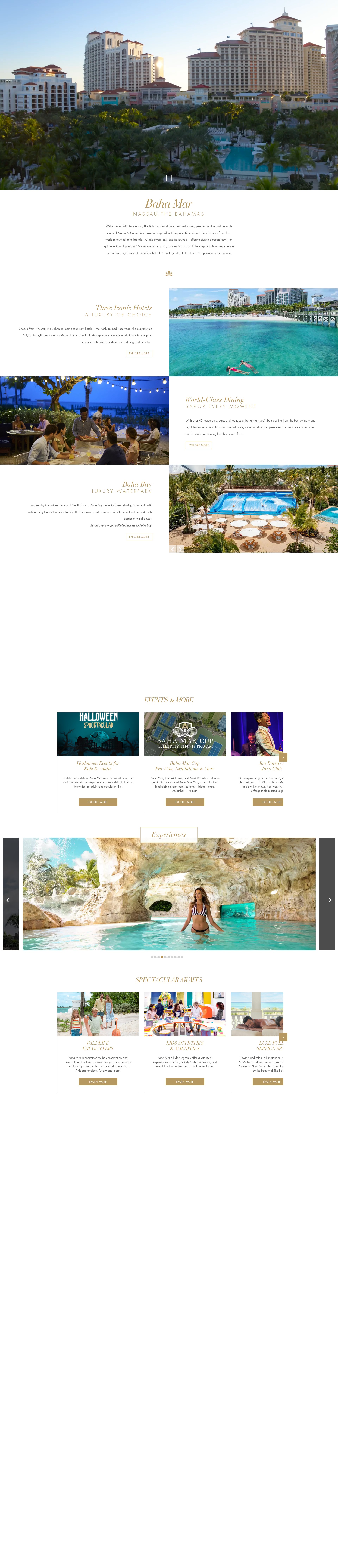 Screenshot of bahamar.com
