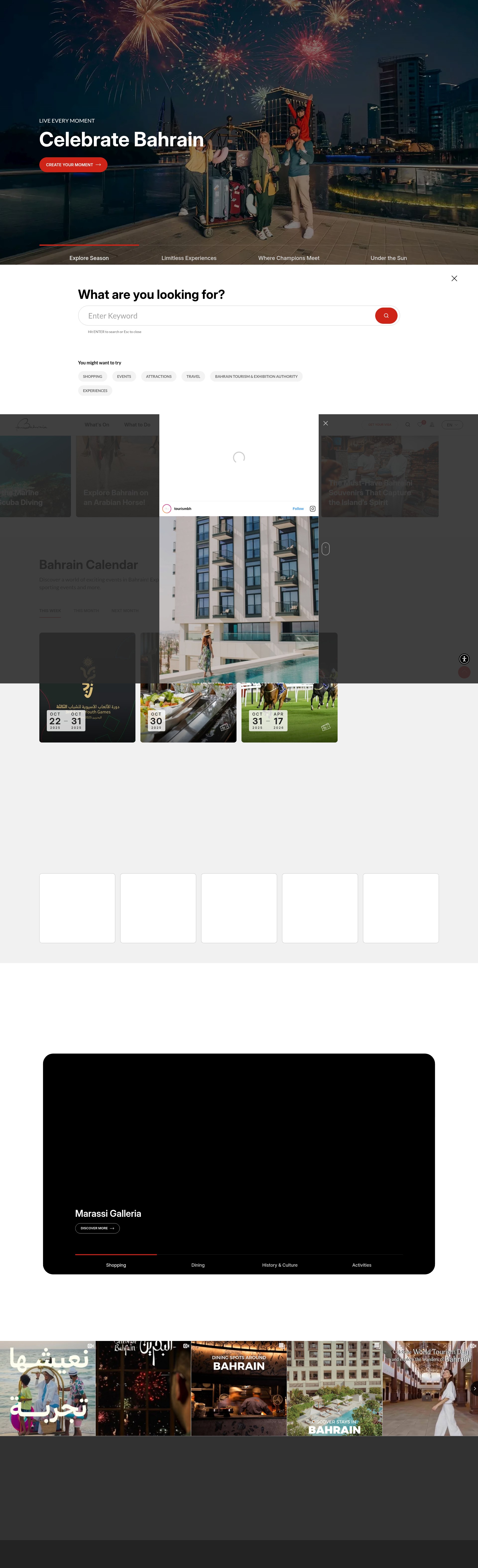 Screenshot of bahrain.com
