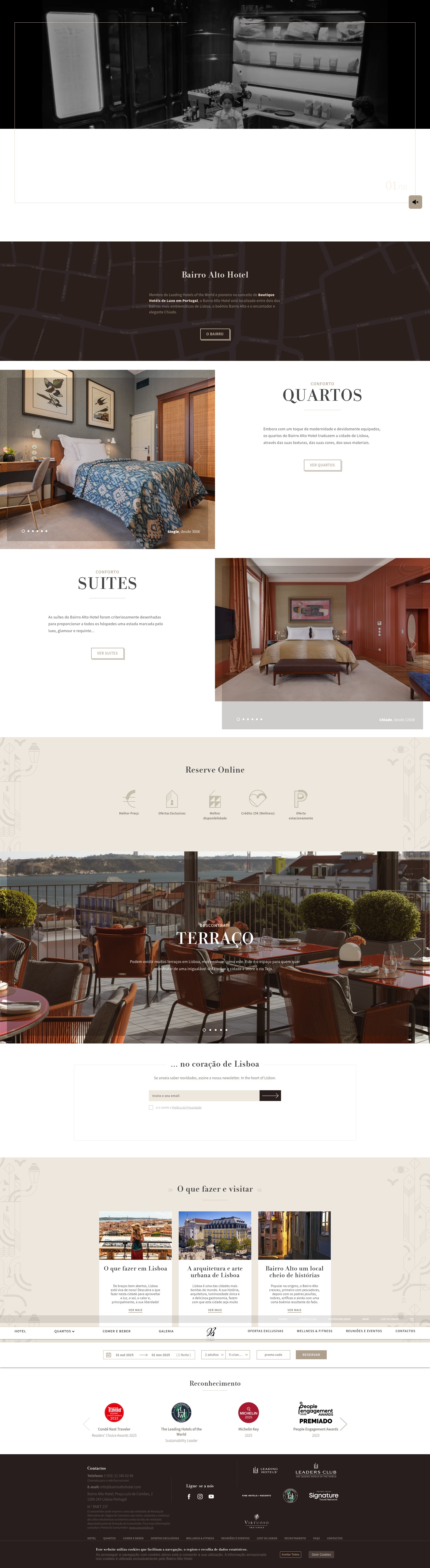 Screenshot of bairroaltohotel.com