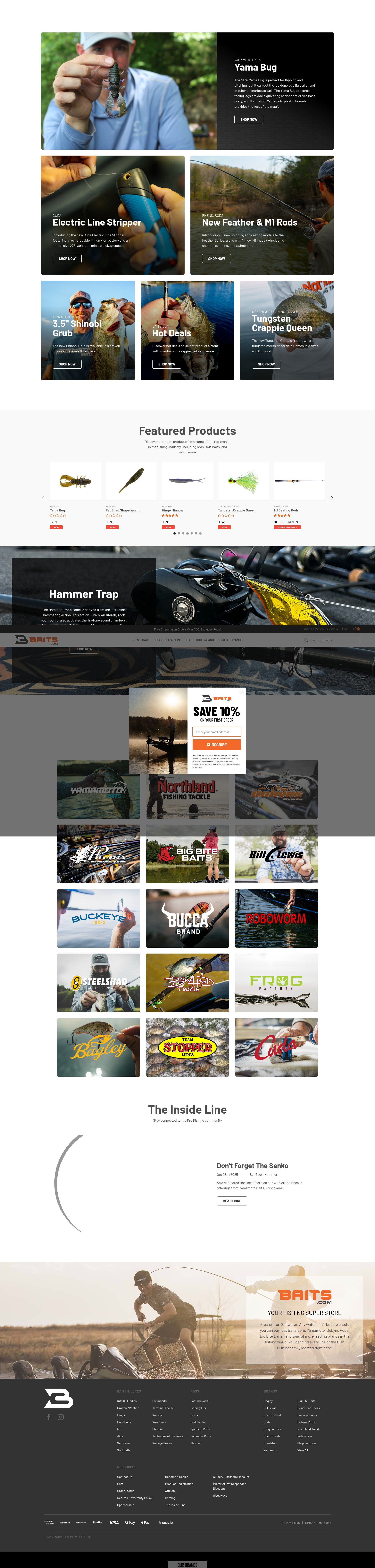 Screenshot of baits.com