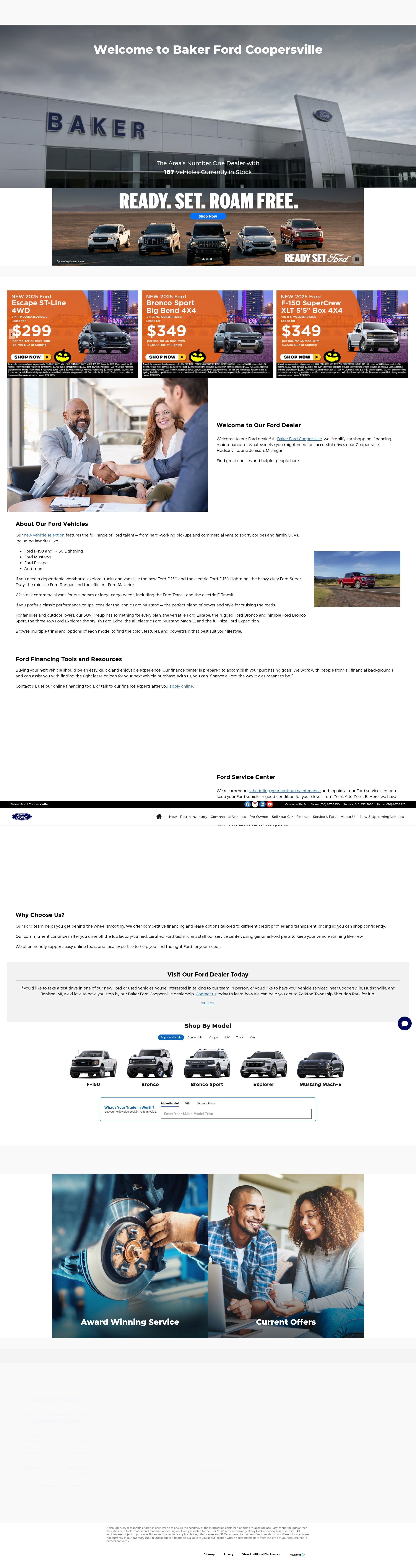 Screenshot of bakerfordcoopersville.com