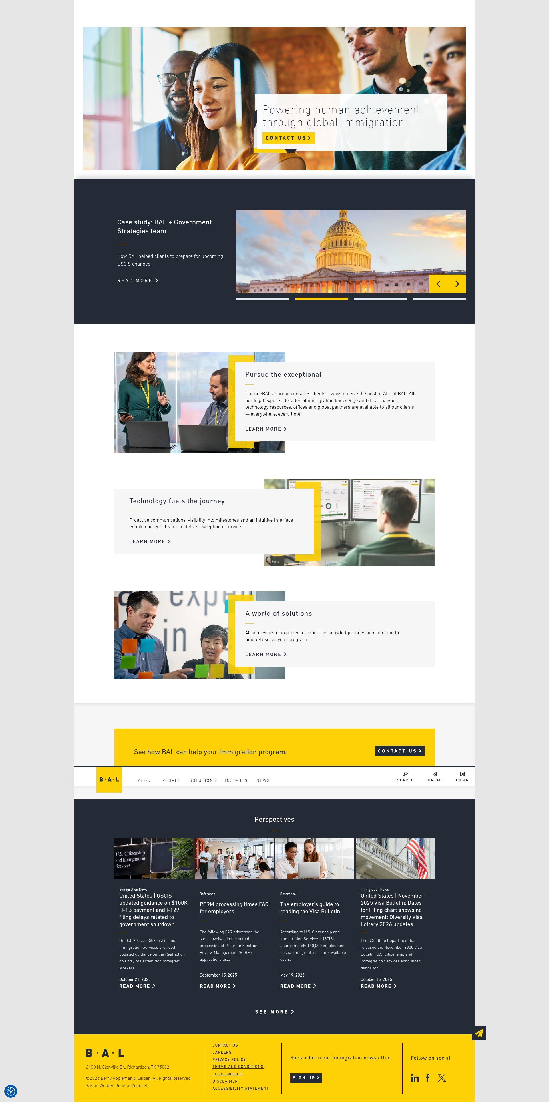 Screenshot of bal.com