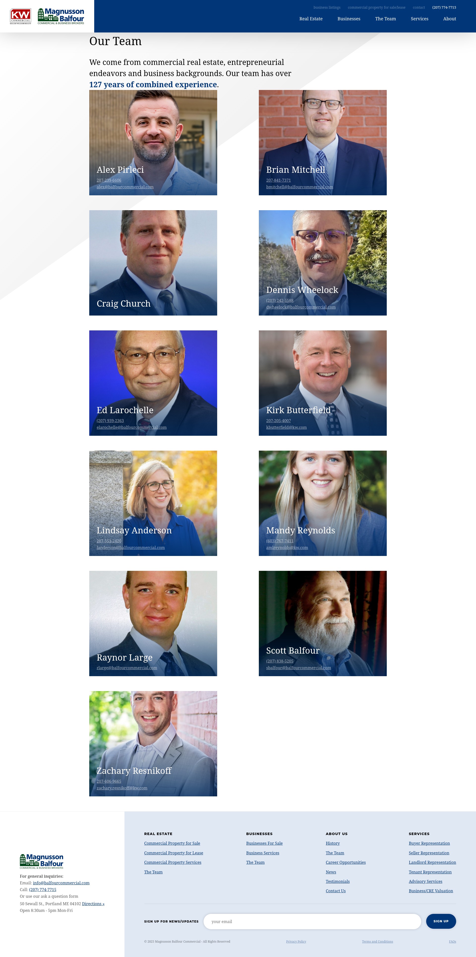 Screenshot of balfourcommercial.com