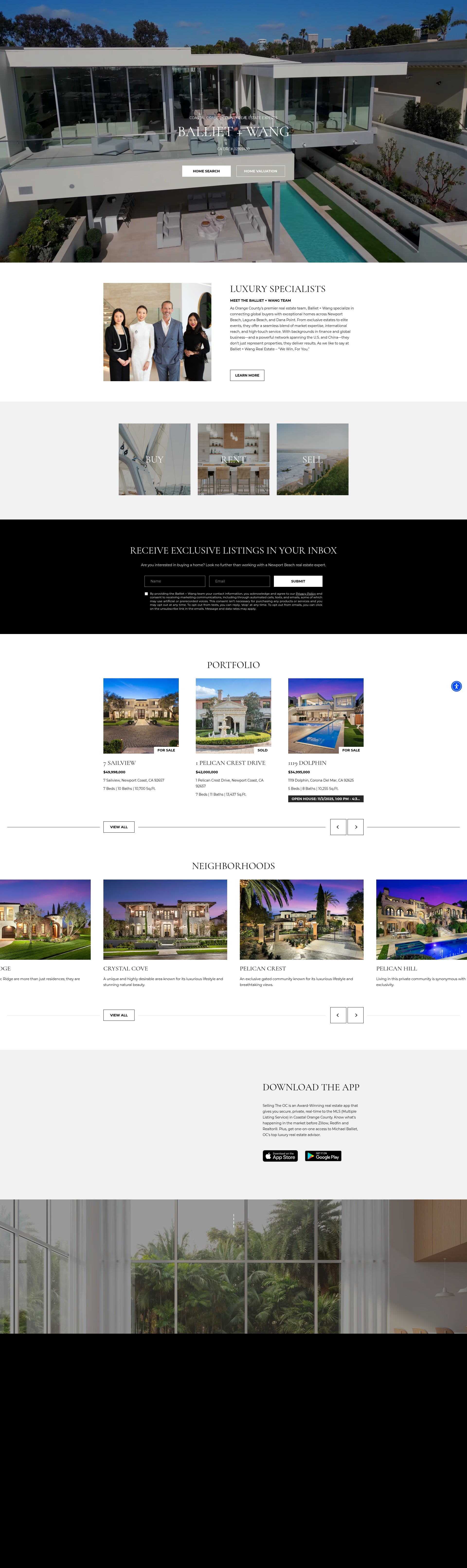 Screenshot of ballietwangrealestate.com