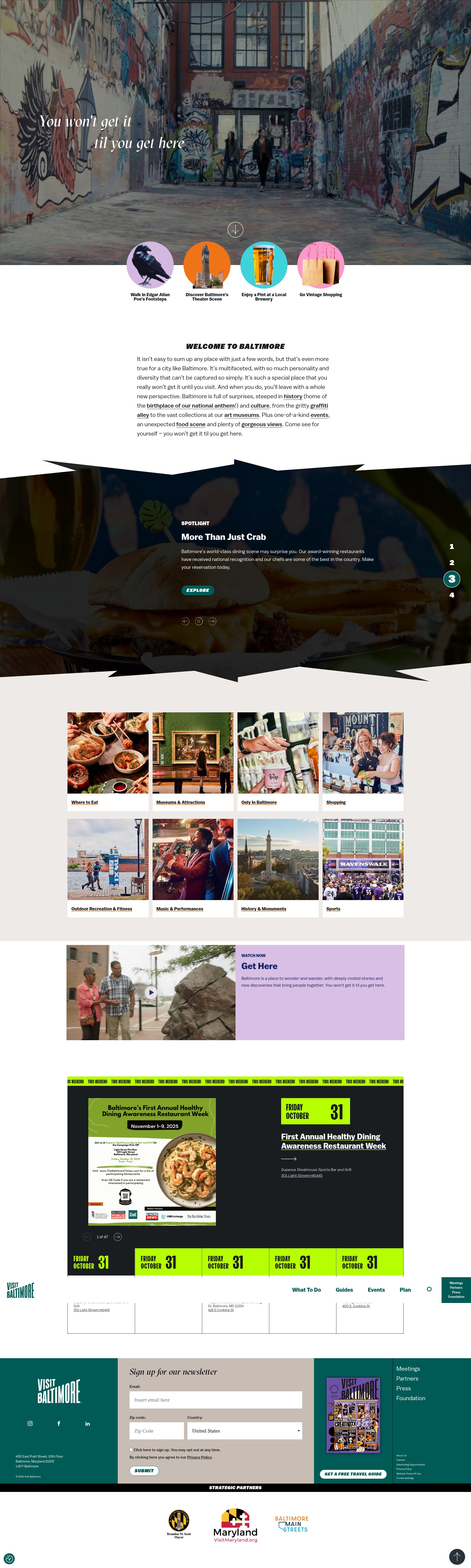 Screenshot of baltimore.org