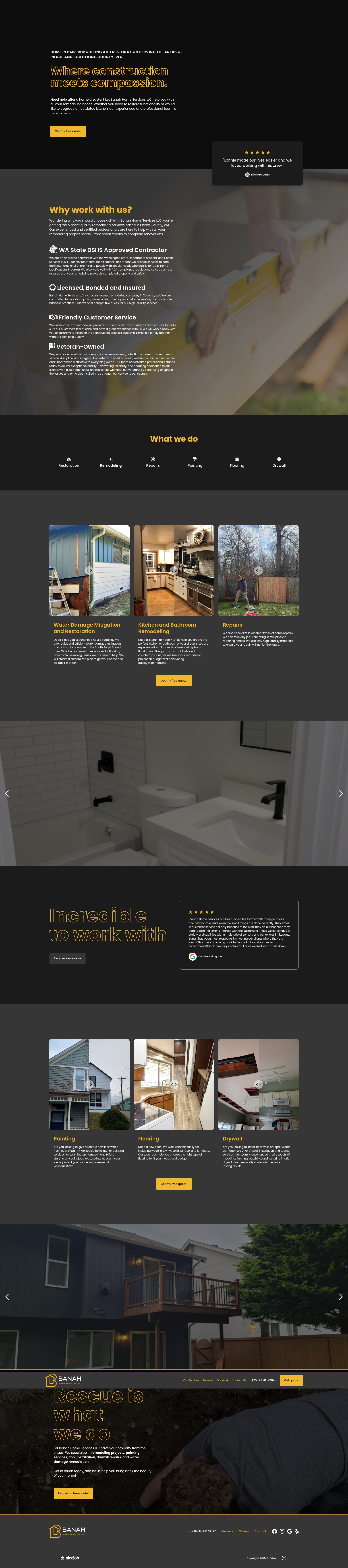 Screenshot of banahhomeservices.com