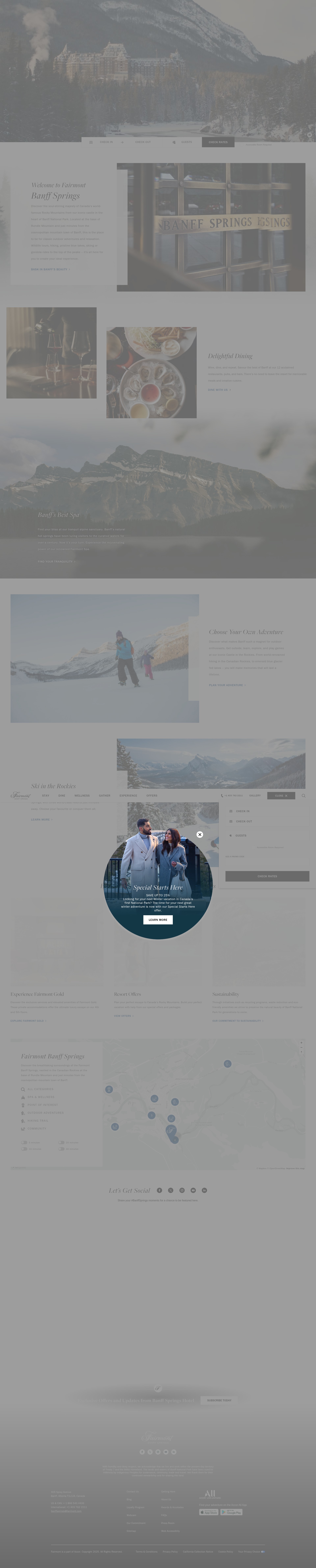 Screenshot of banff-springs-hotel.com