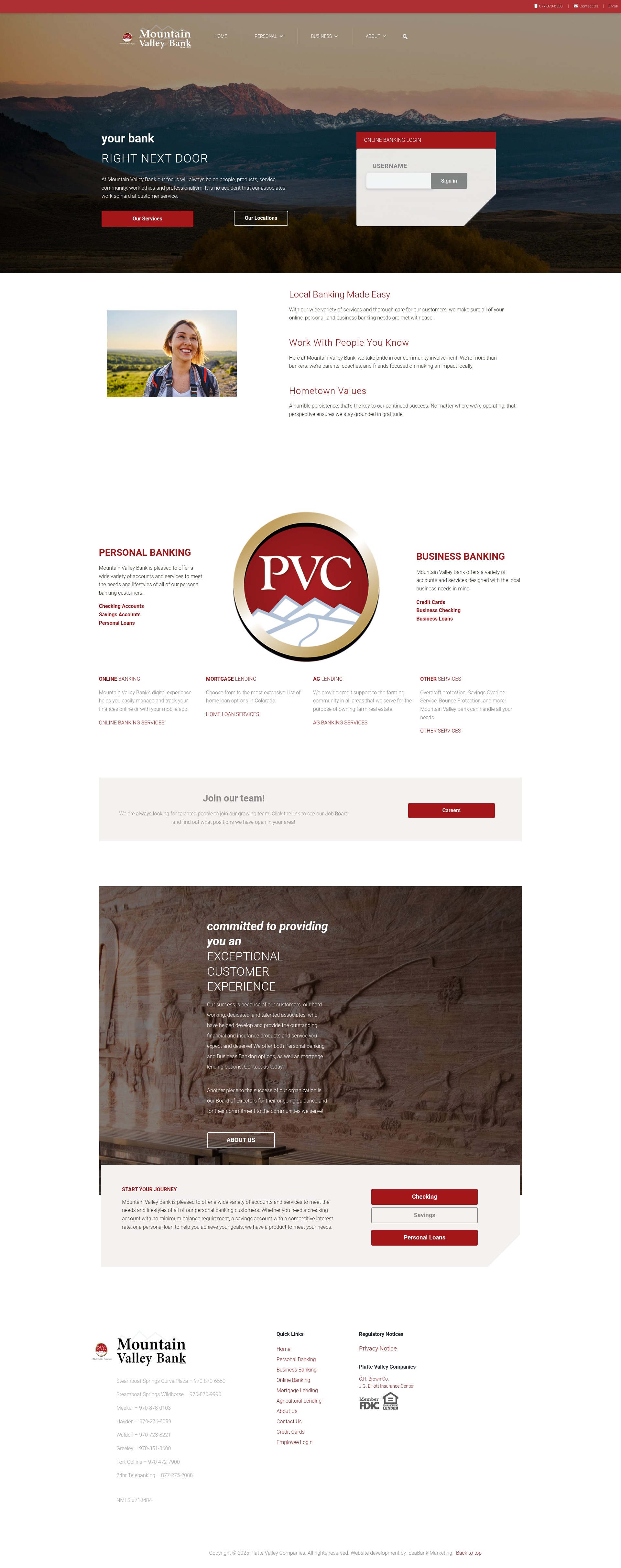 Screenshot of bankmvb.com