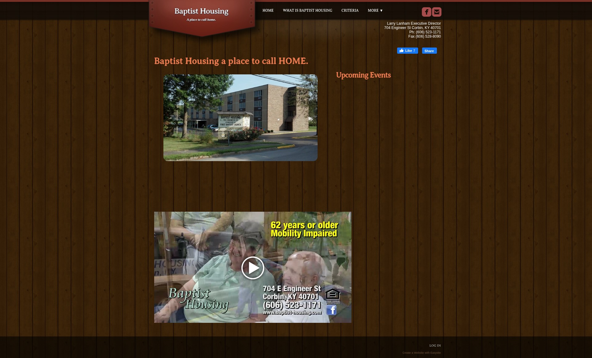 Screenshot of baptist-housing.com