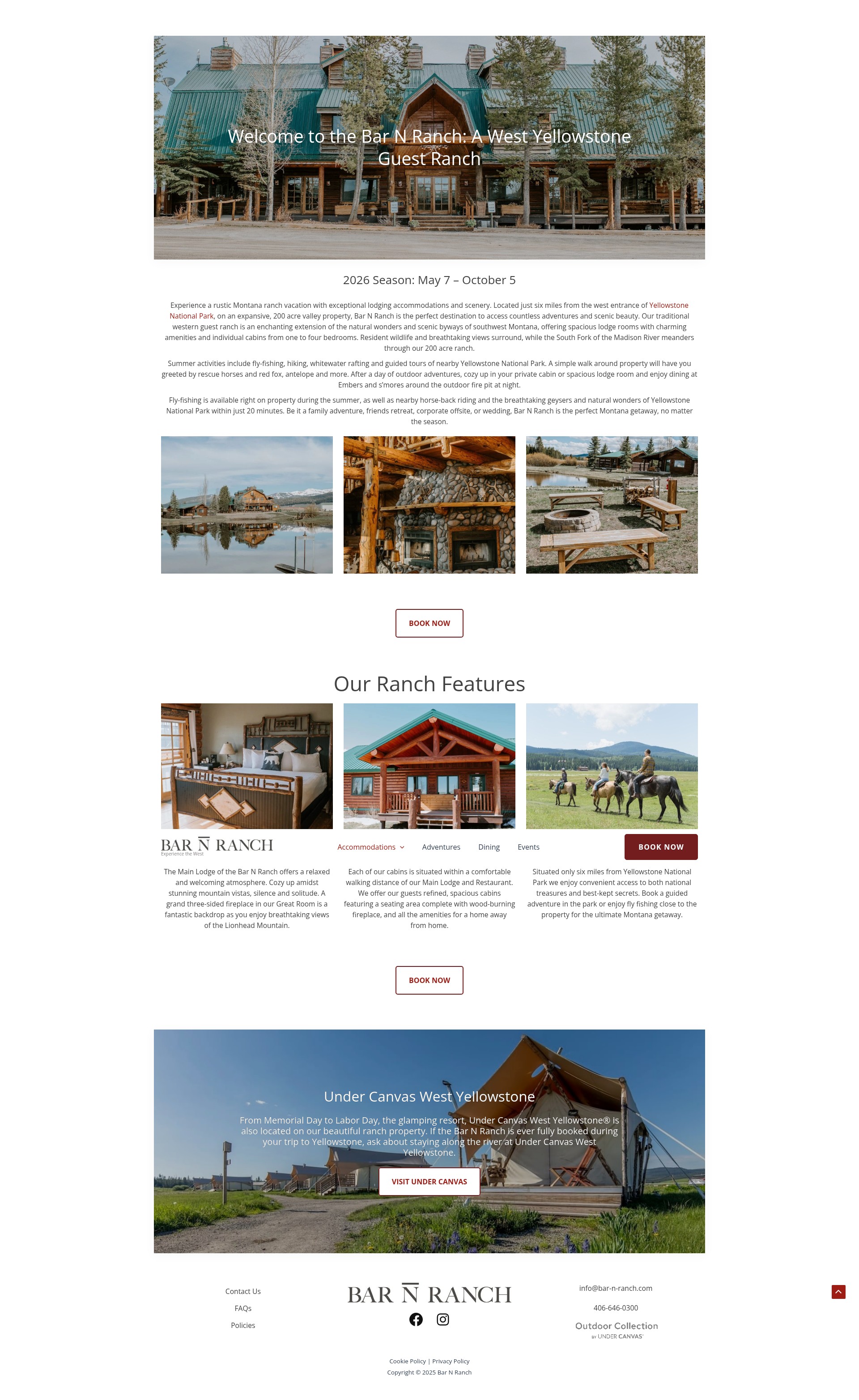 Screenshot of bar-n-ranch.com