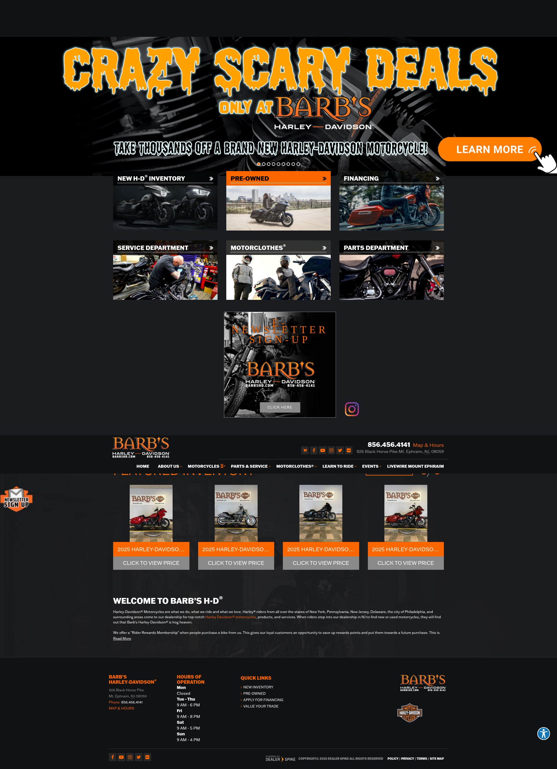 Screenshot of barbshd.com