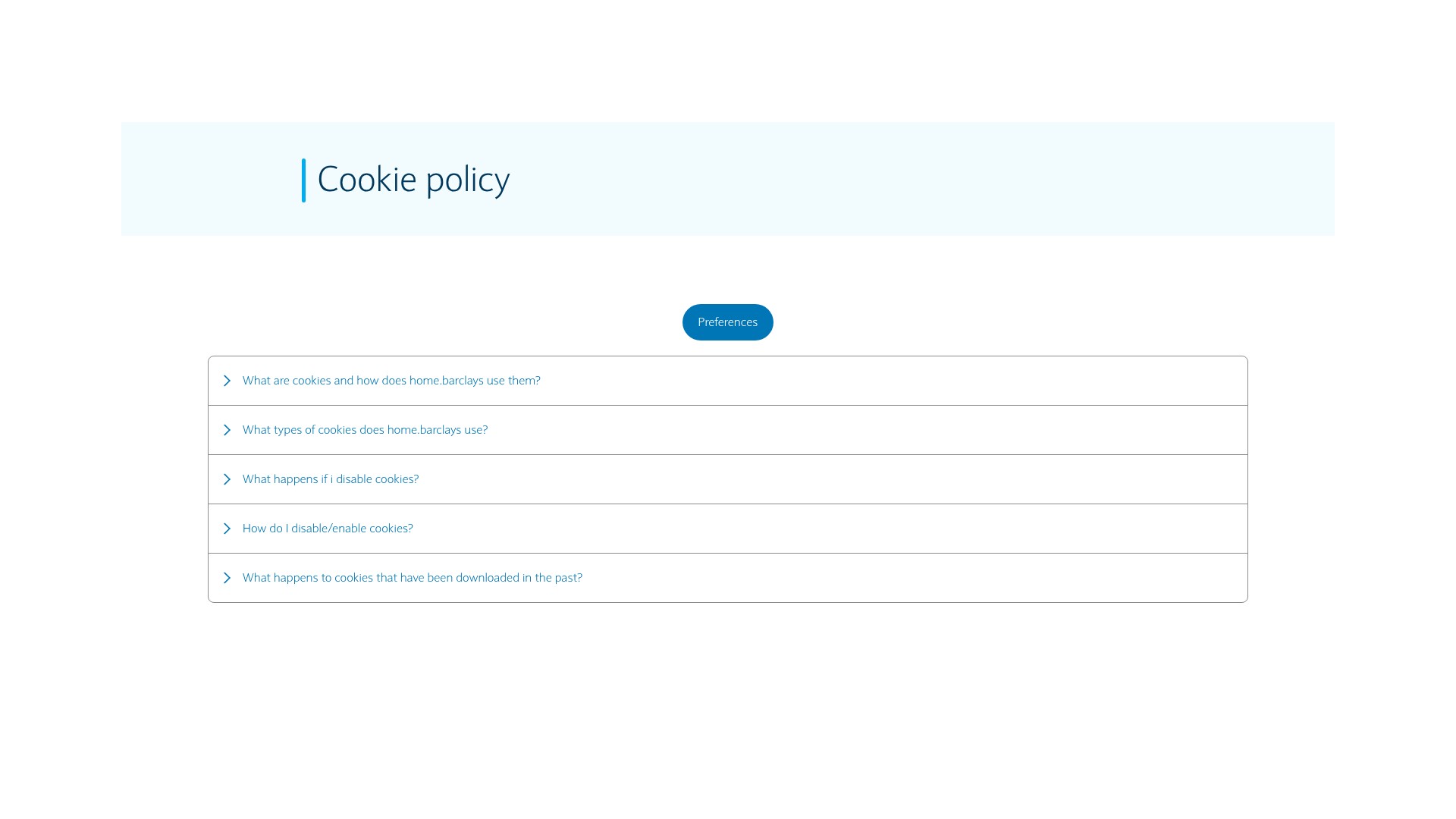 Screenshot of barclays.com