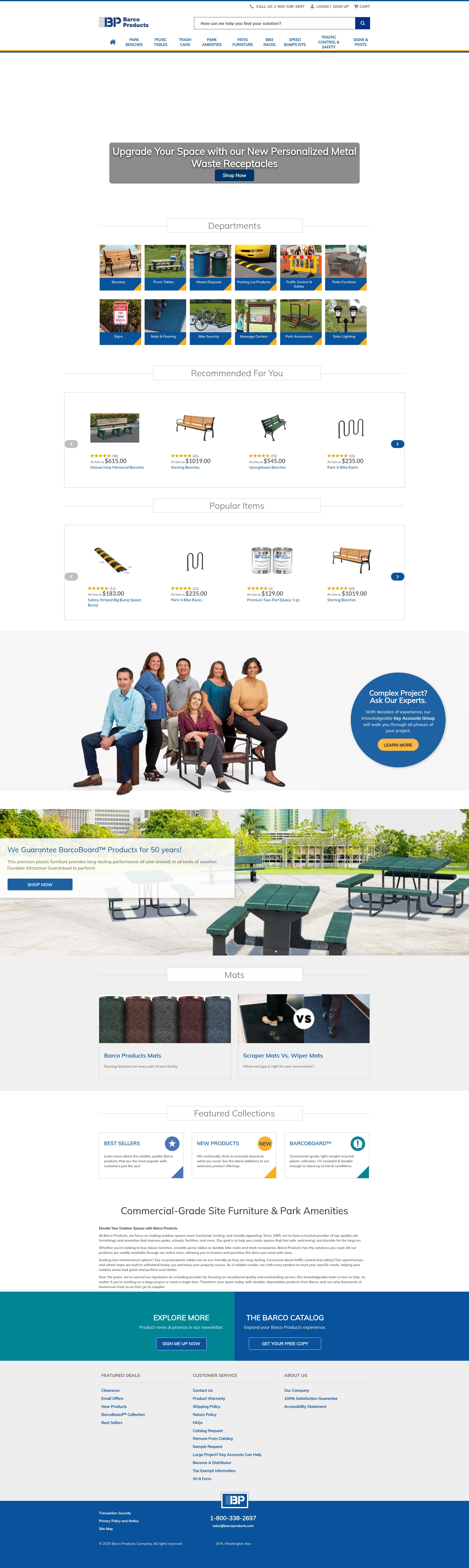 Screenshot of barcoproducts.com