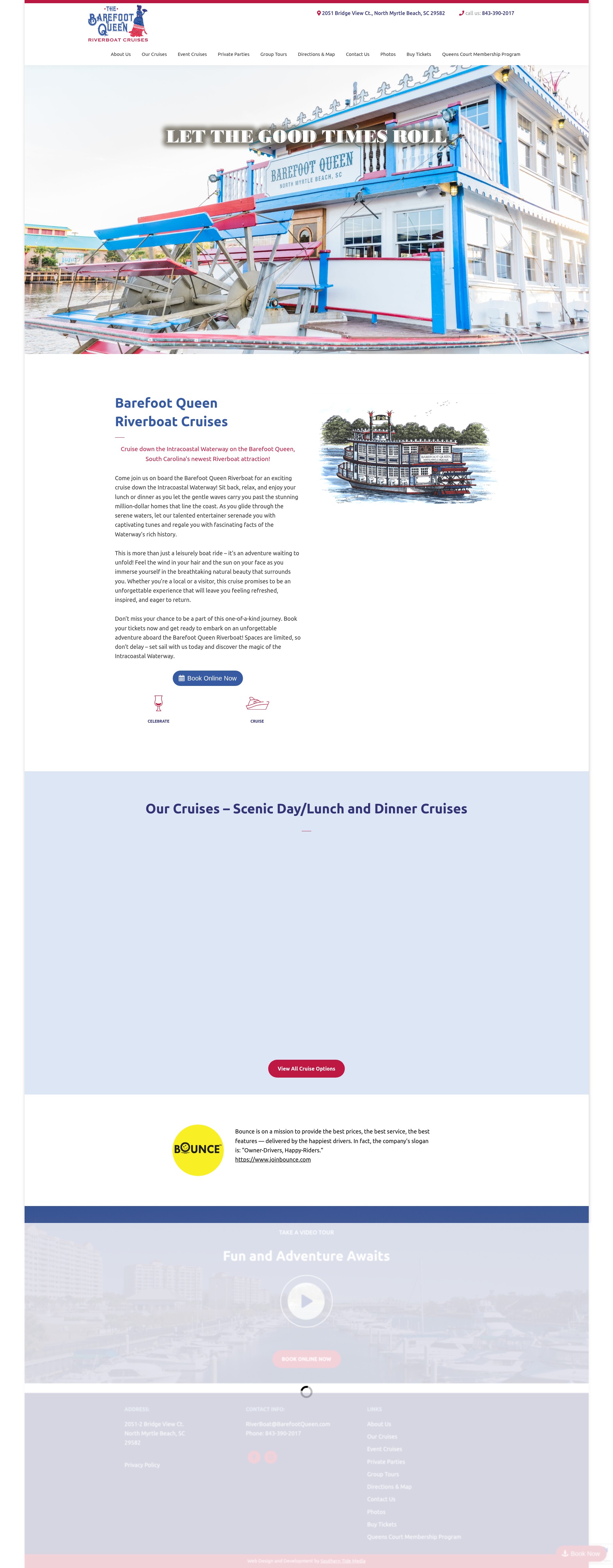 Screenshot of barefootqueen.com
