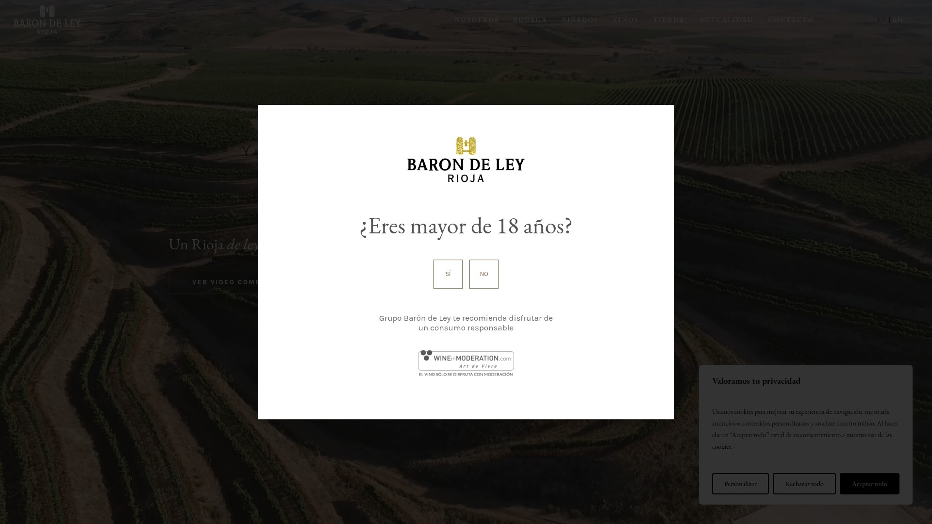Screenshot of barondeley.com