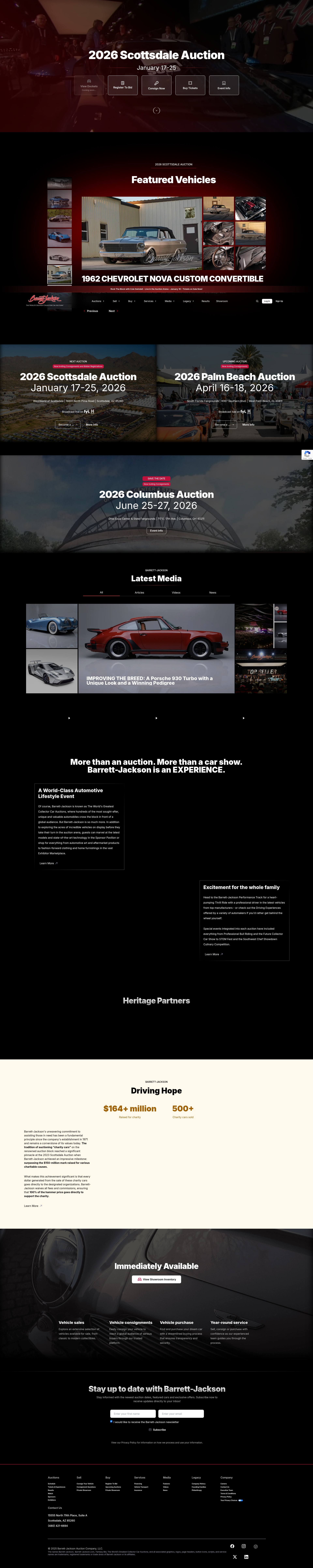 Screenshot of barrett-jackson.com
