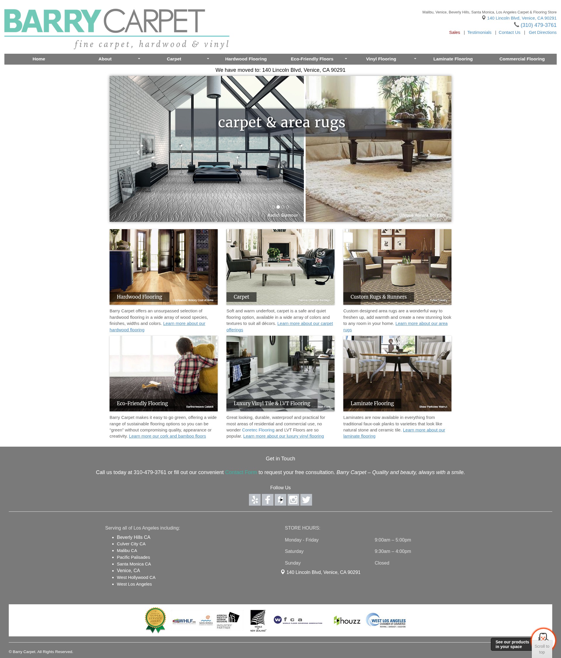Screenshot of barrycarpet.com