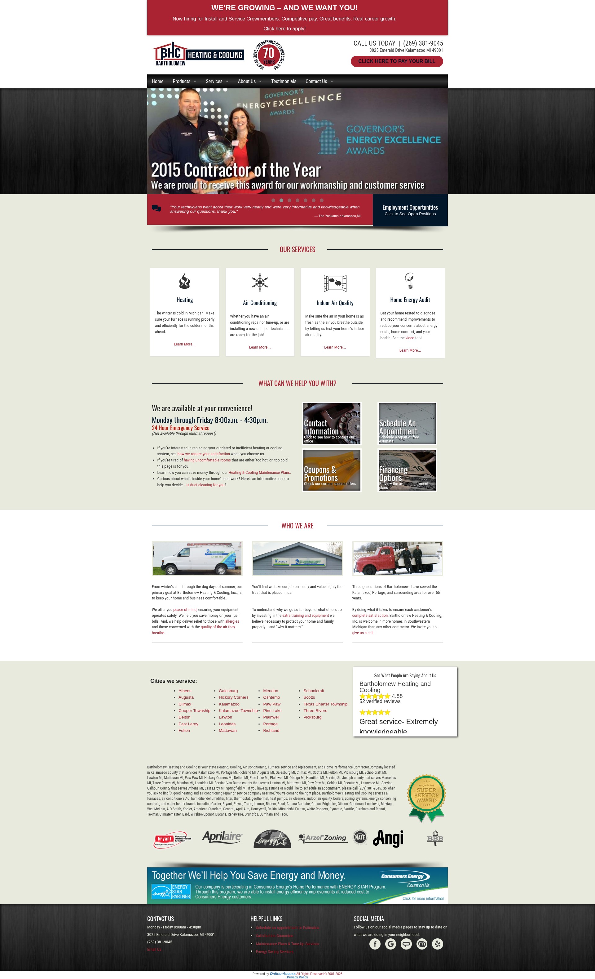 Screenshot of bartholomewhtgclg.com