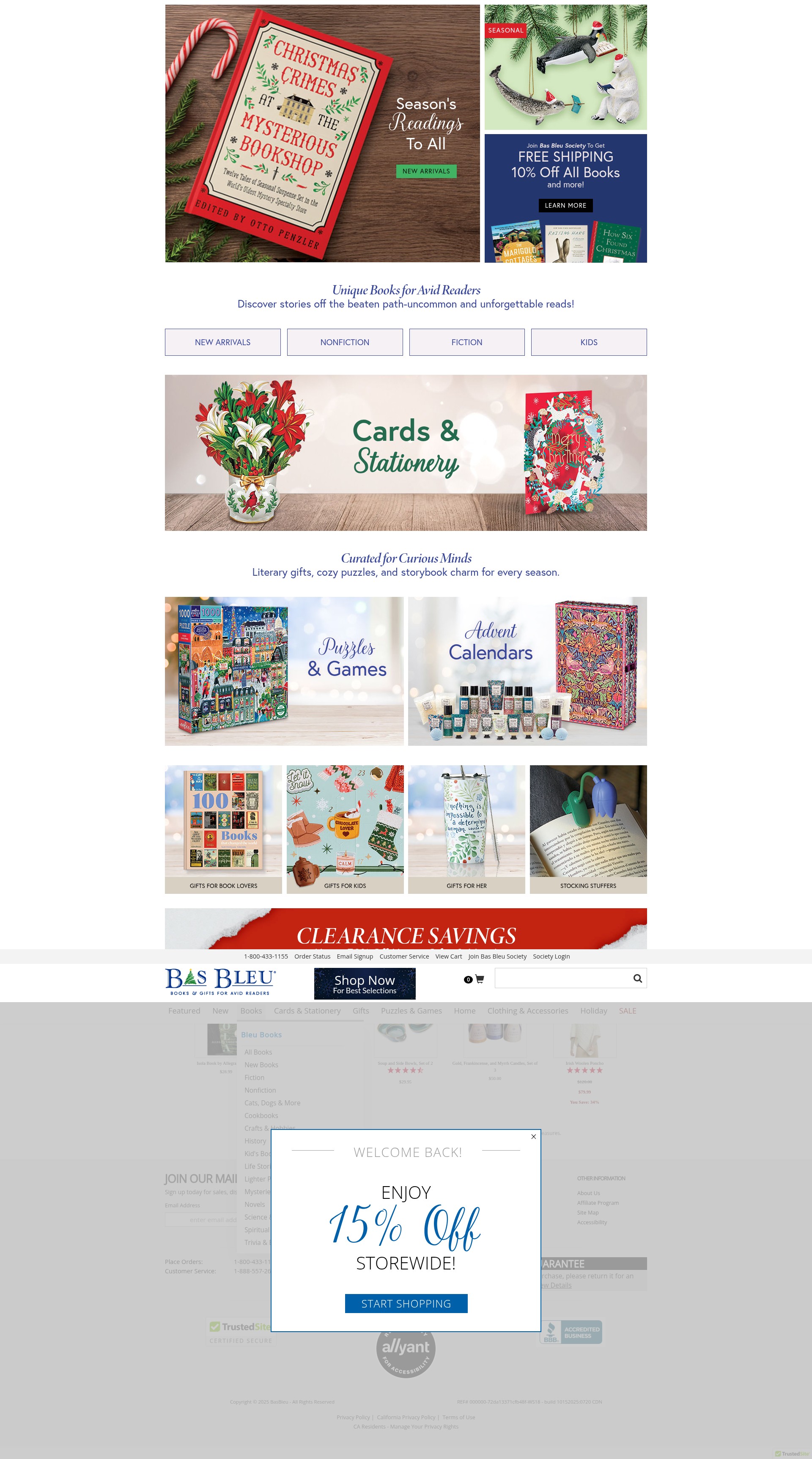 Screenshot of basbleu.com