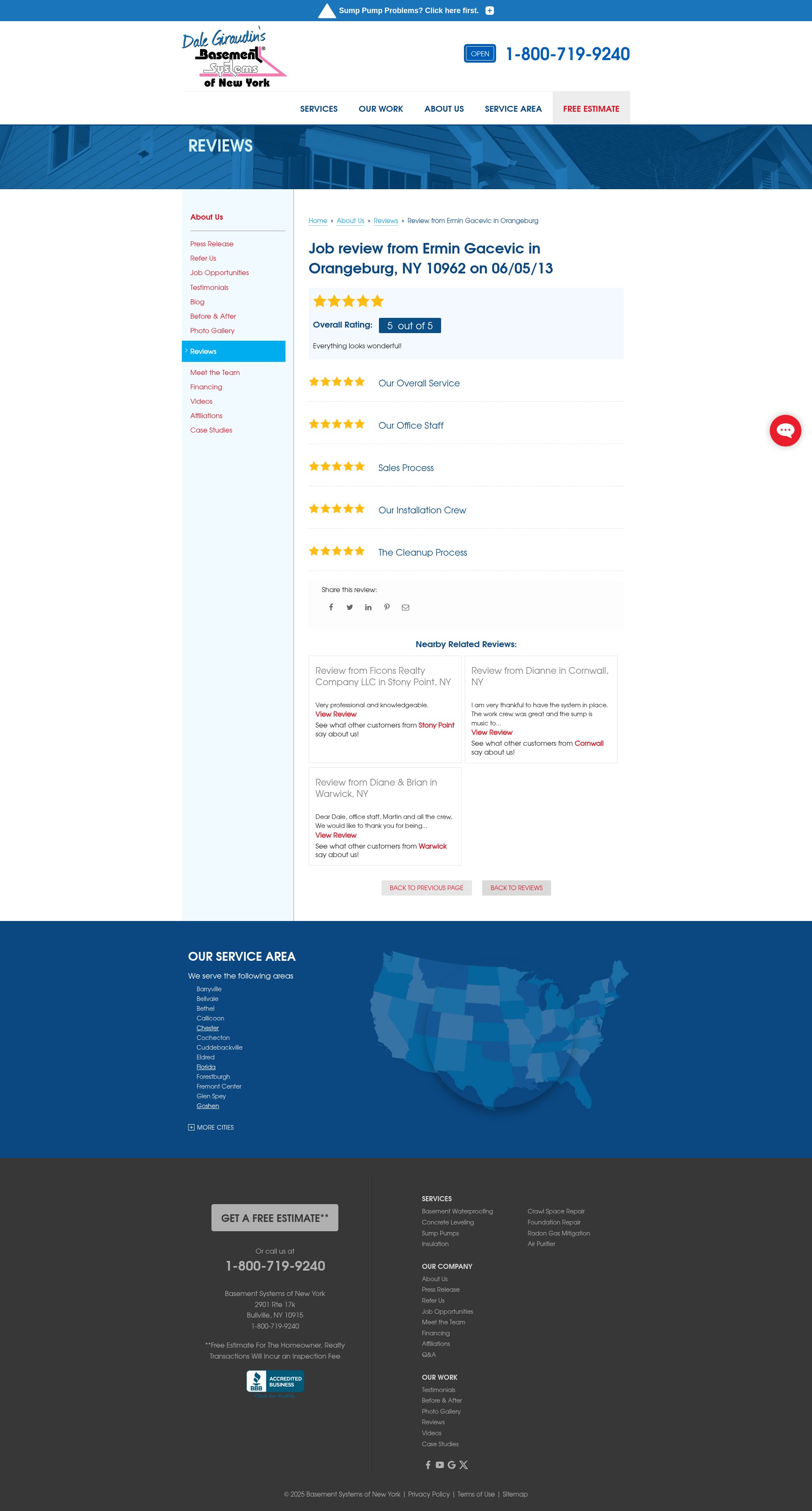 Screenshot of basementsystemsofny.com