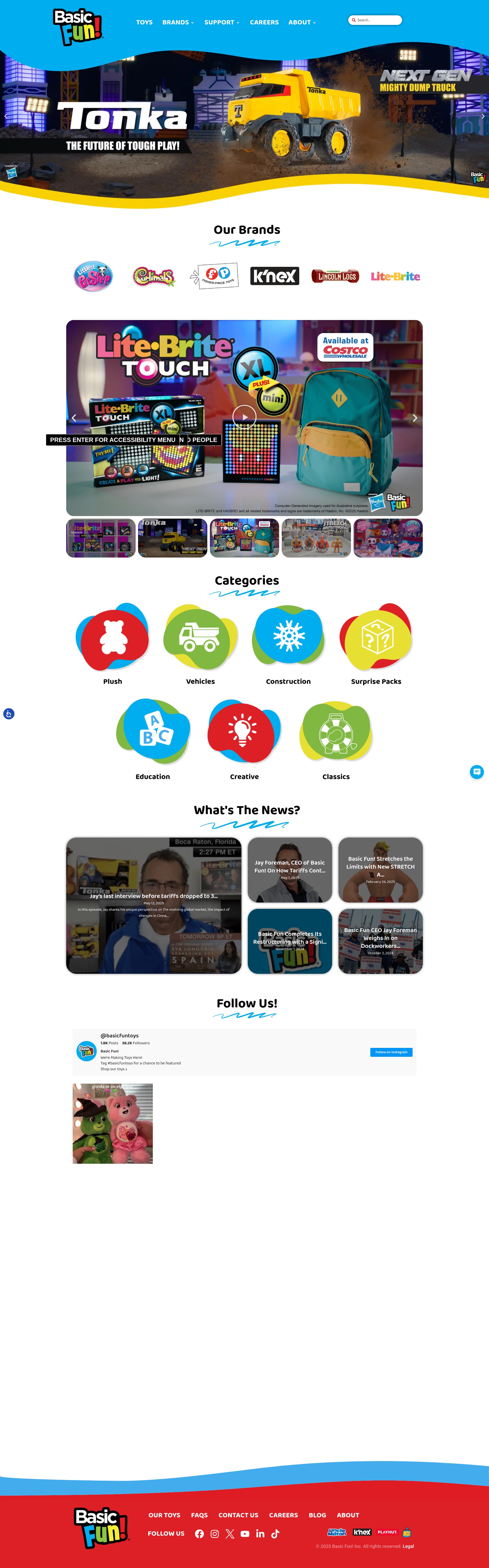 Screenshot of basicfun.com