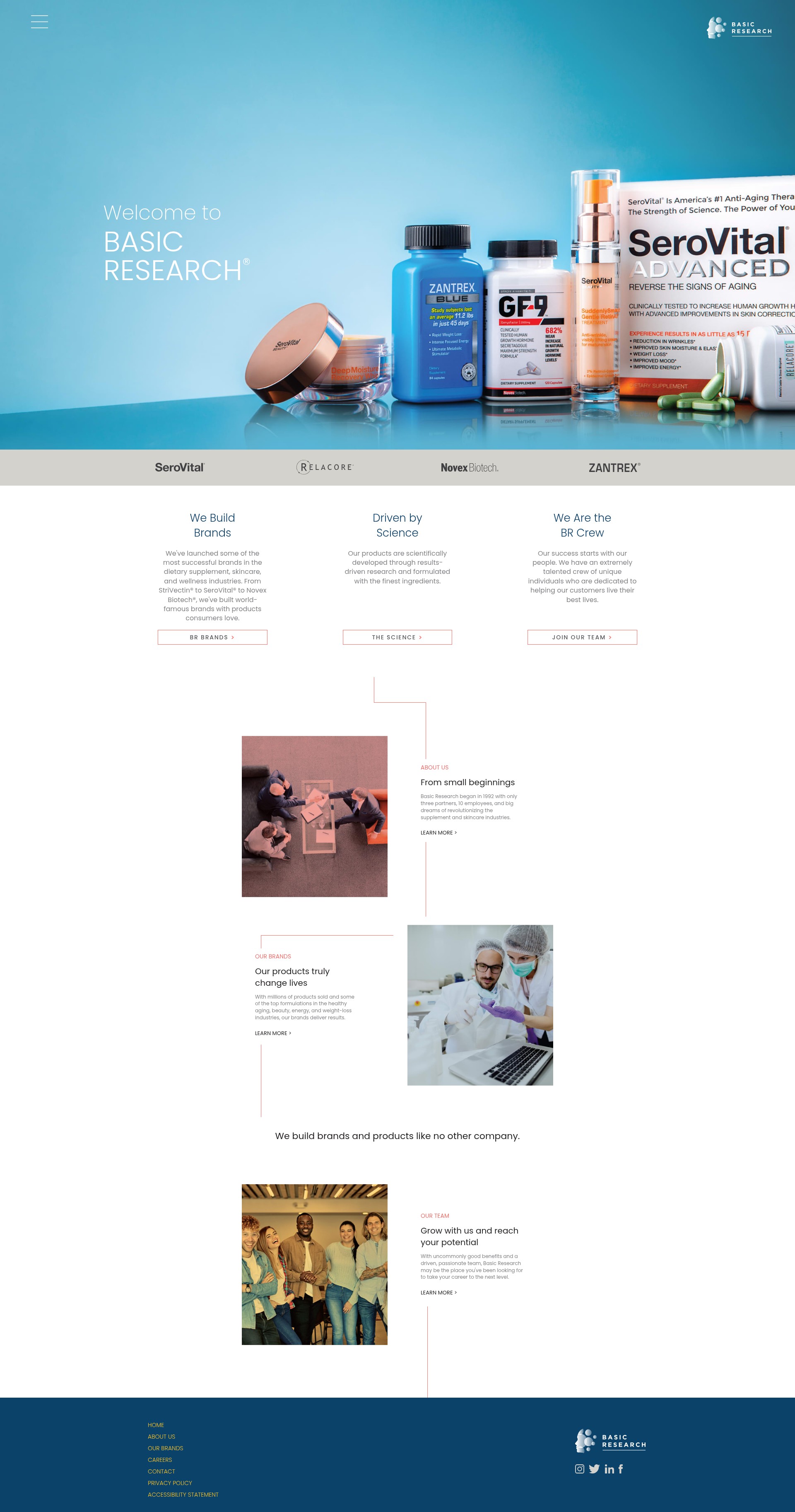 Screenshot of basicresearch.org