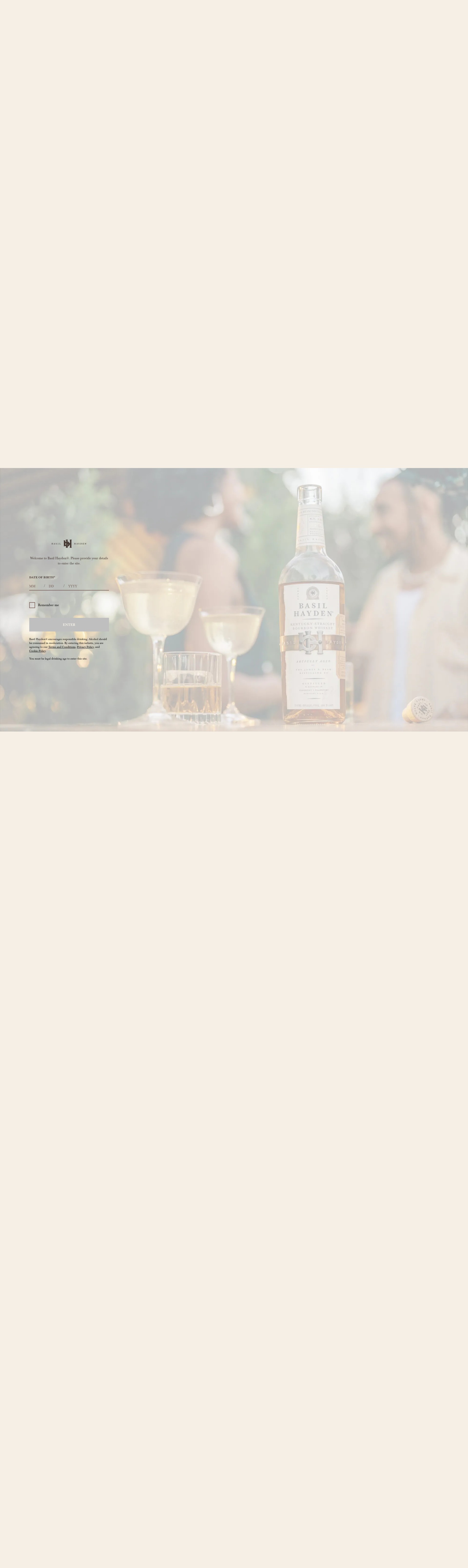 Screenshot of basilhaydenbourbon.com