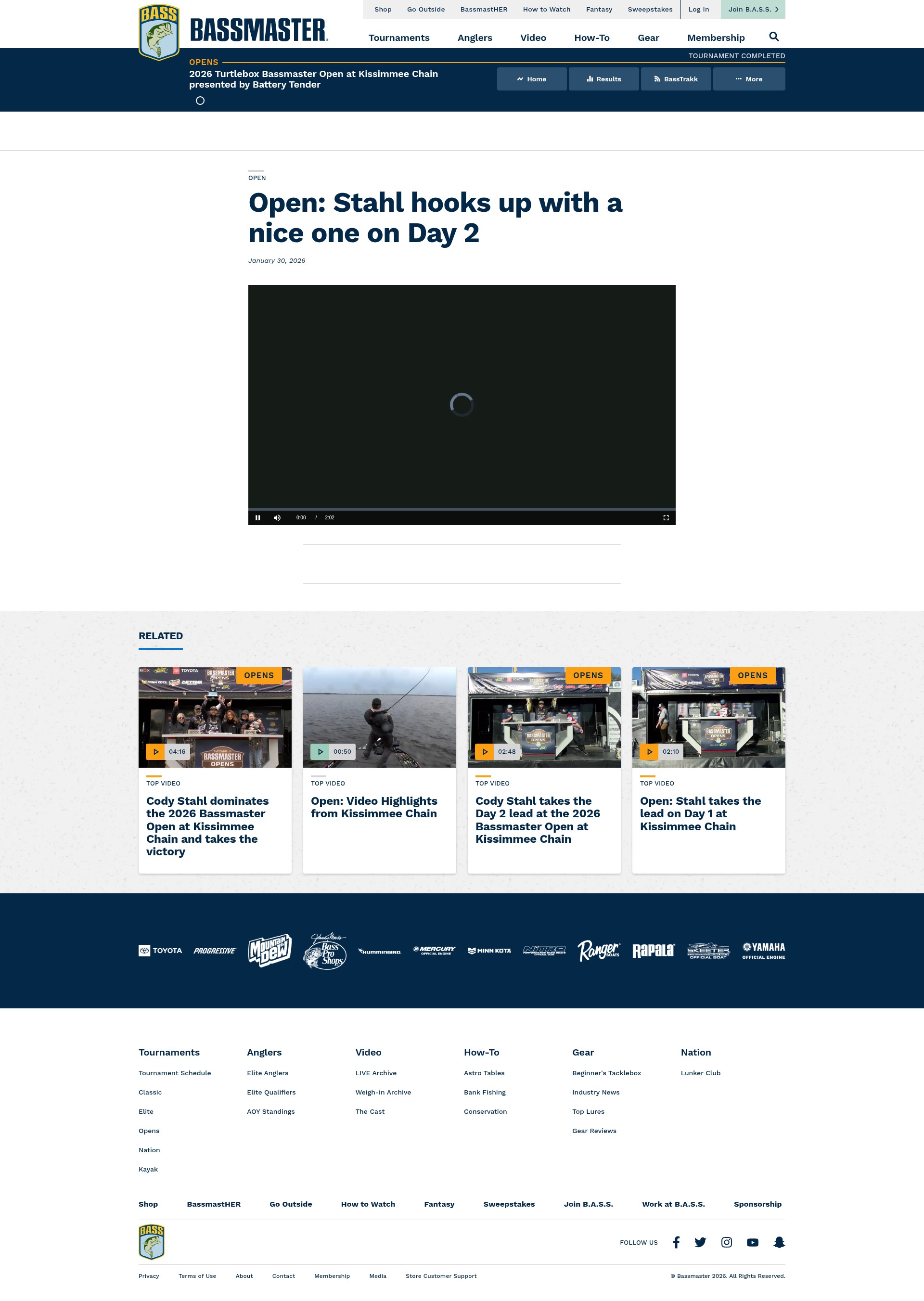 Screenshot of bassmaster.com