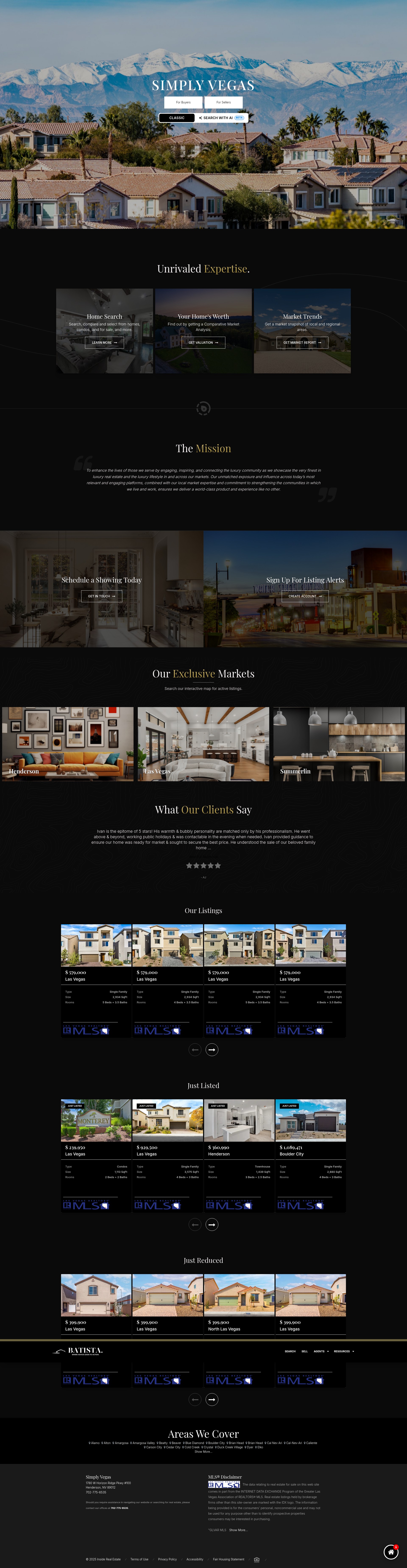 Screenshot of batistasells.com