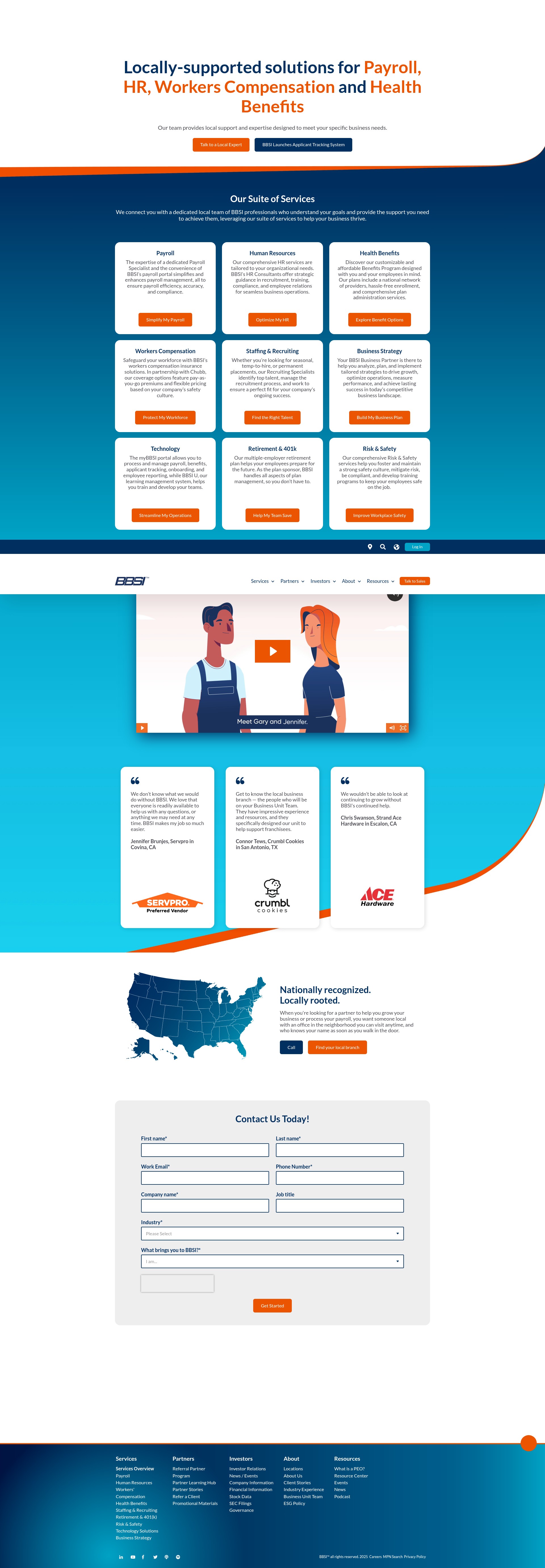 Screenshot of bbsi.com