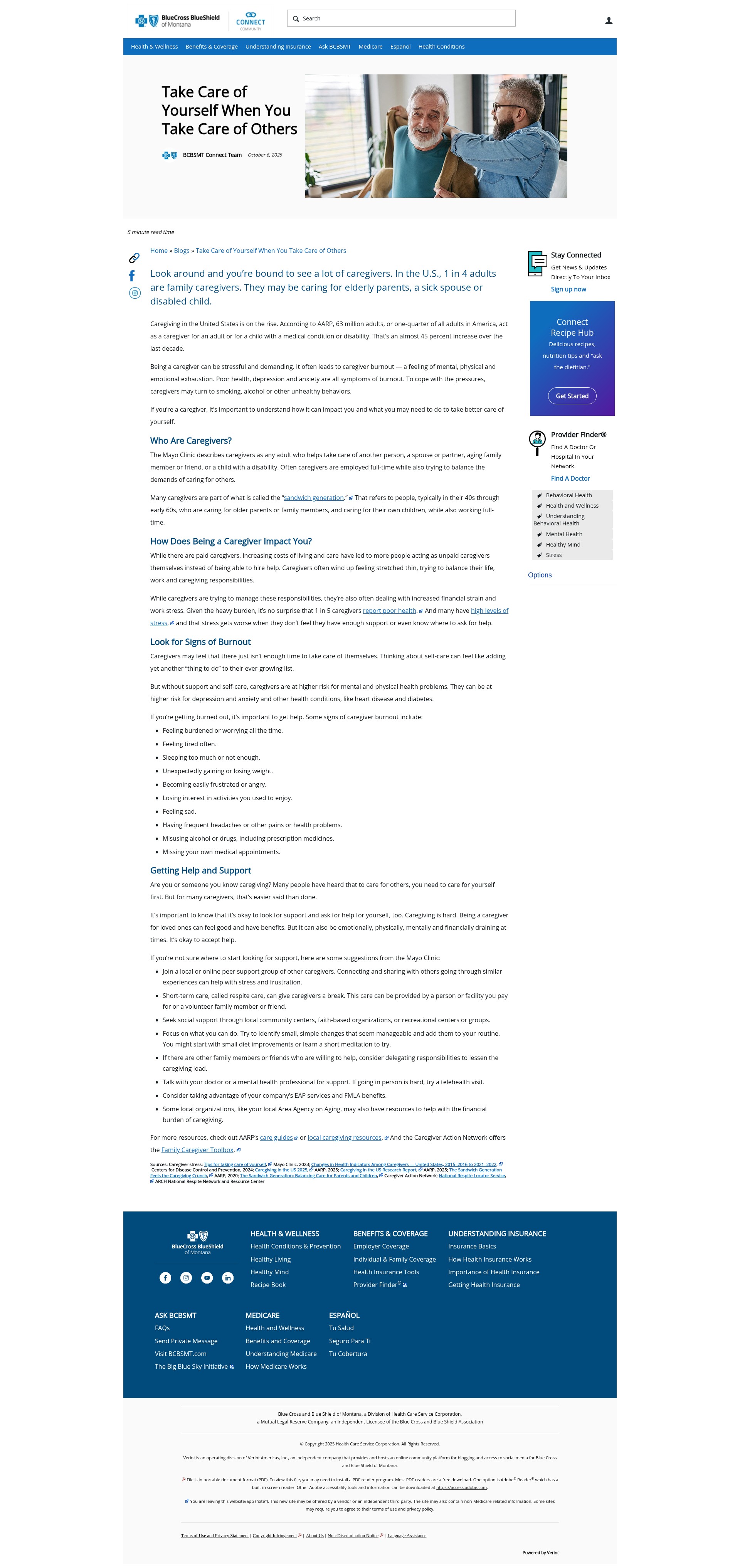 Screenshot of bcbsmt.com