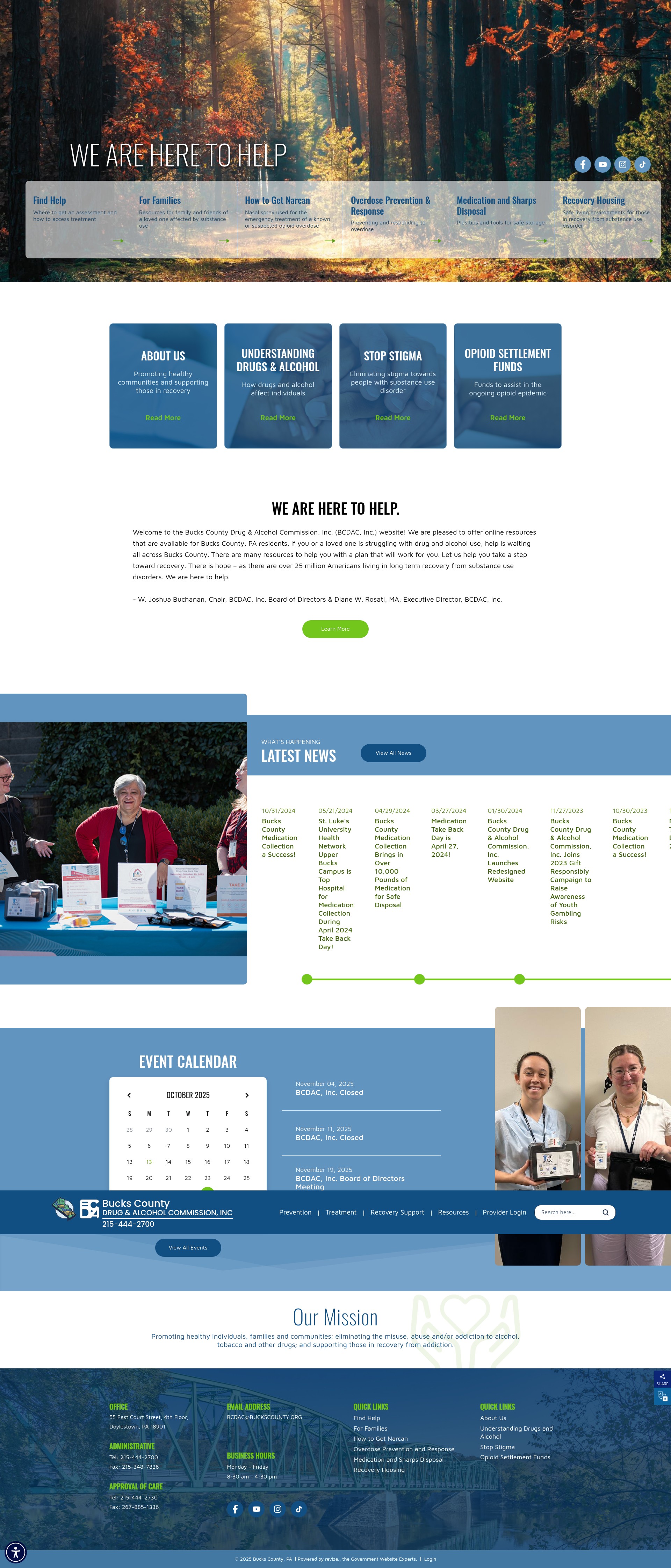 Screenshot of bcdac.org