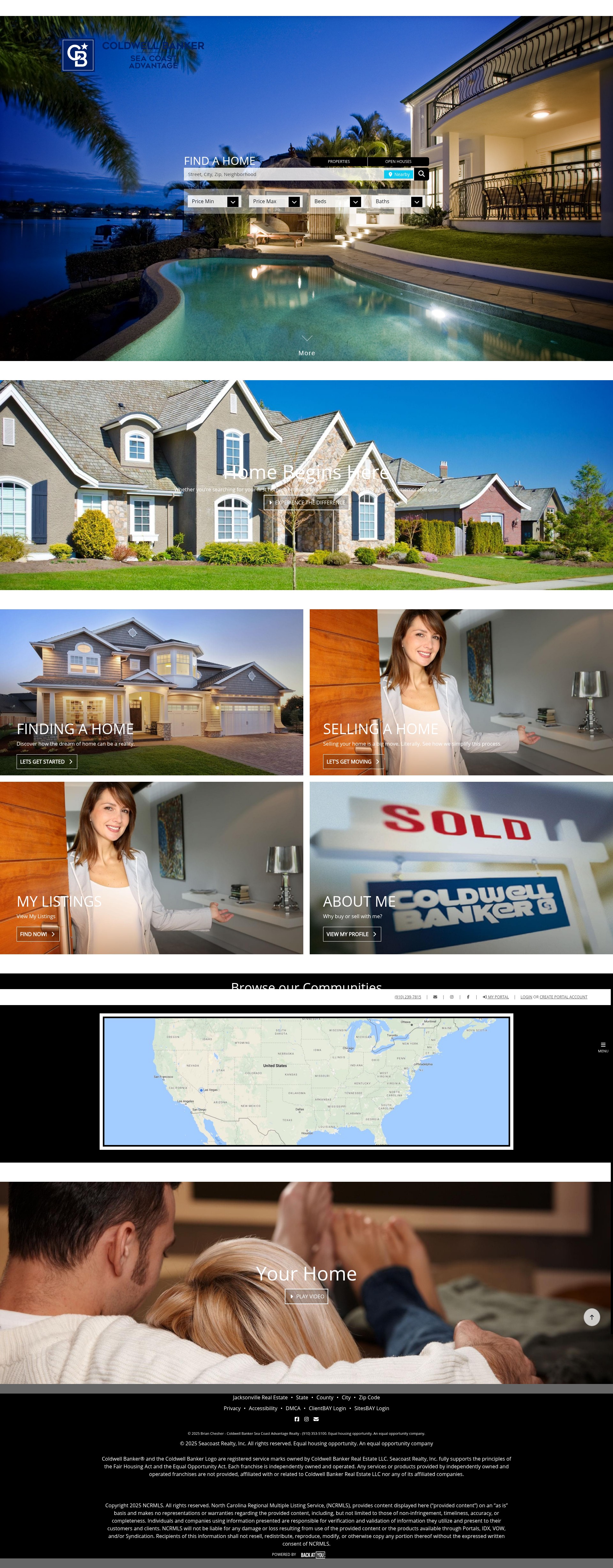 Screenshot of bchesher.seacoastrealty.com