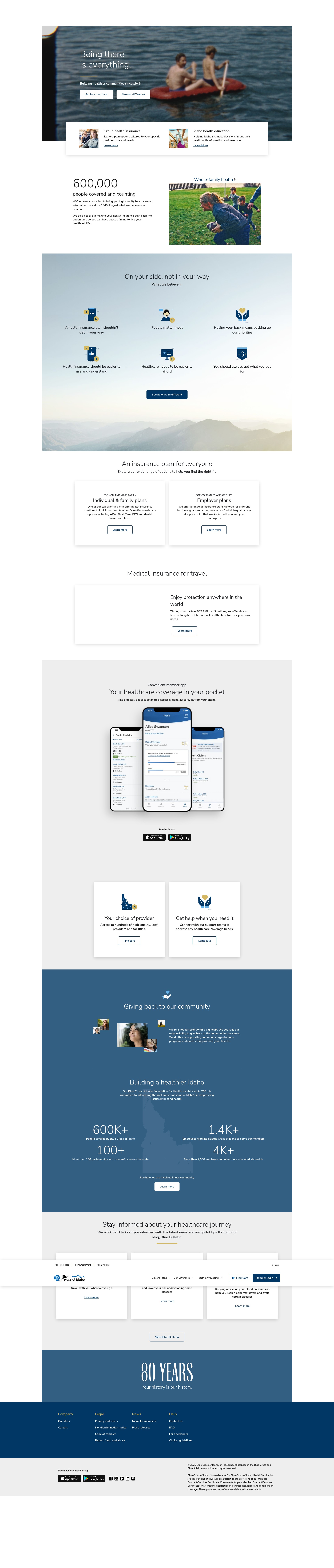 Screenshot of bcidaho.com