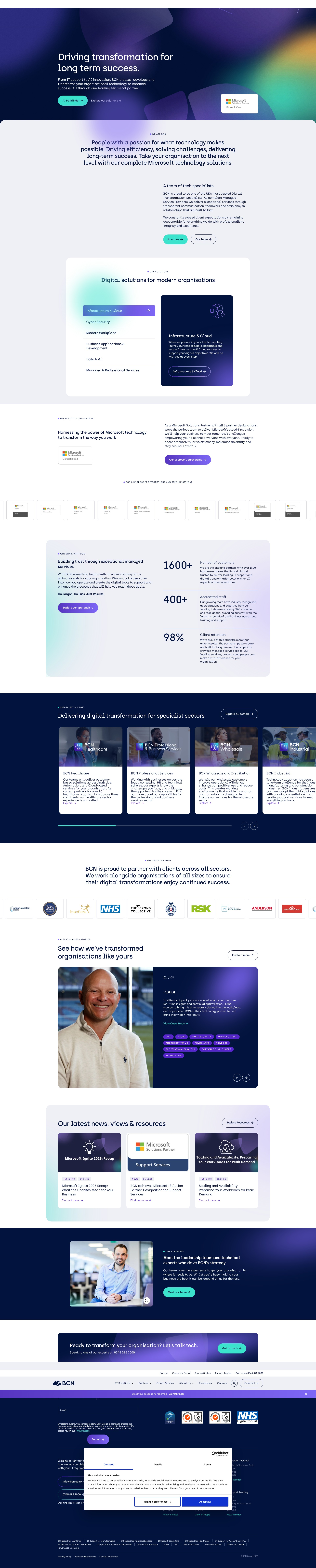Screenshot of bcn.co.uk