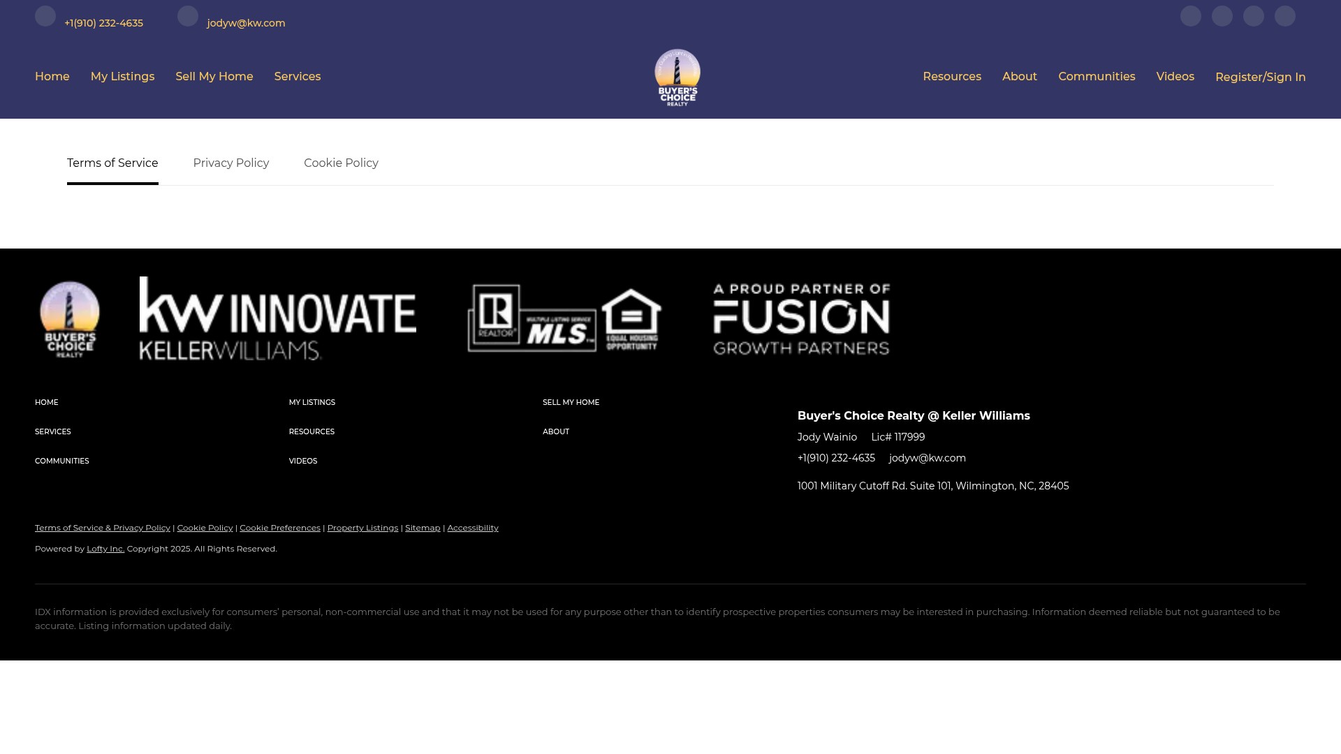 Screenshot of bcr.homes