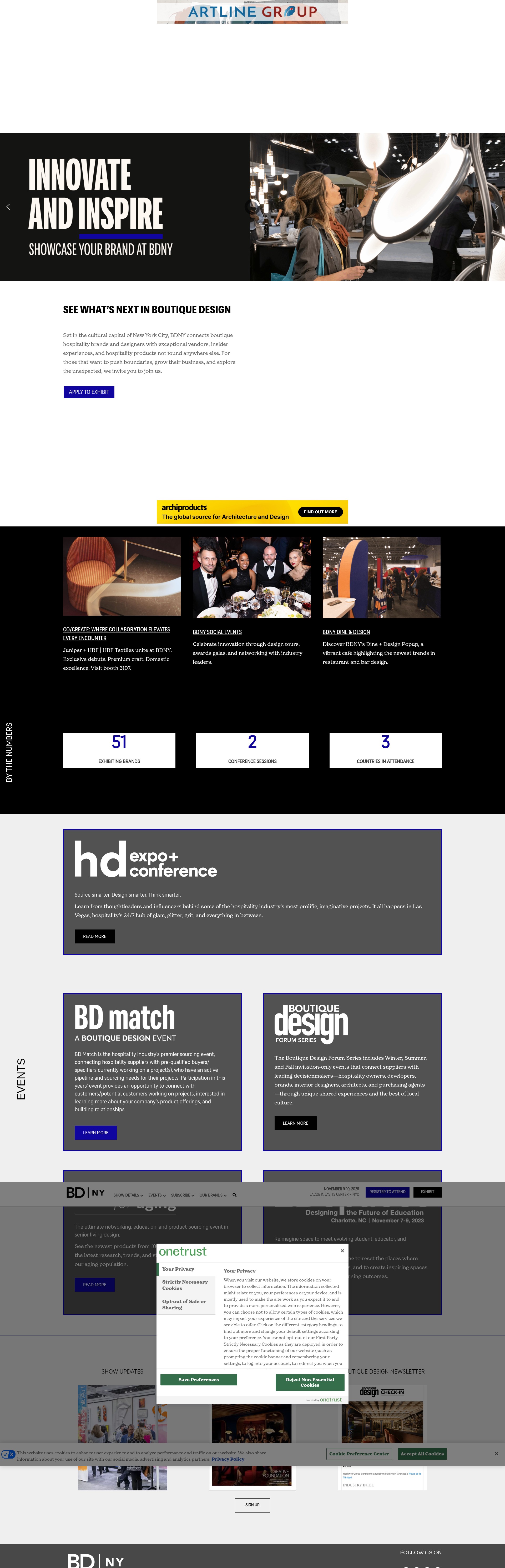 Screenshot of bdny.com