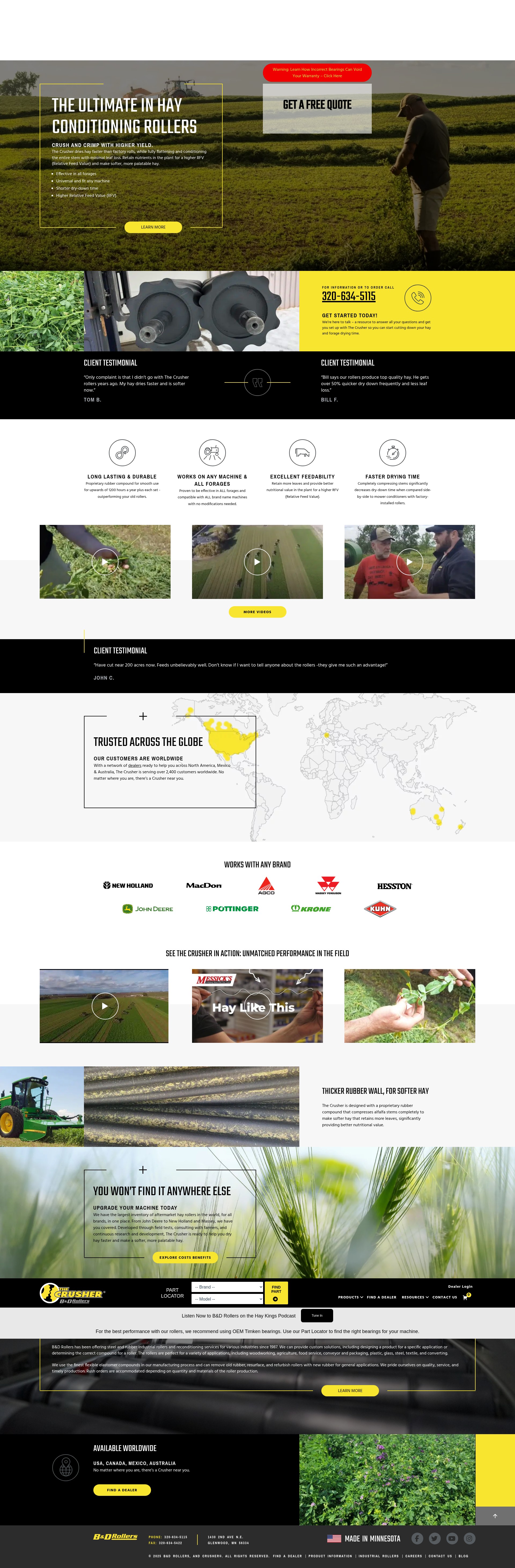 Screenshot of bdrollers.com