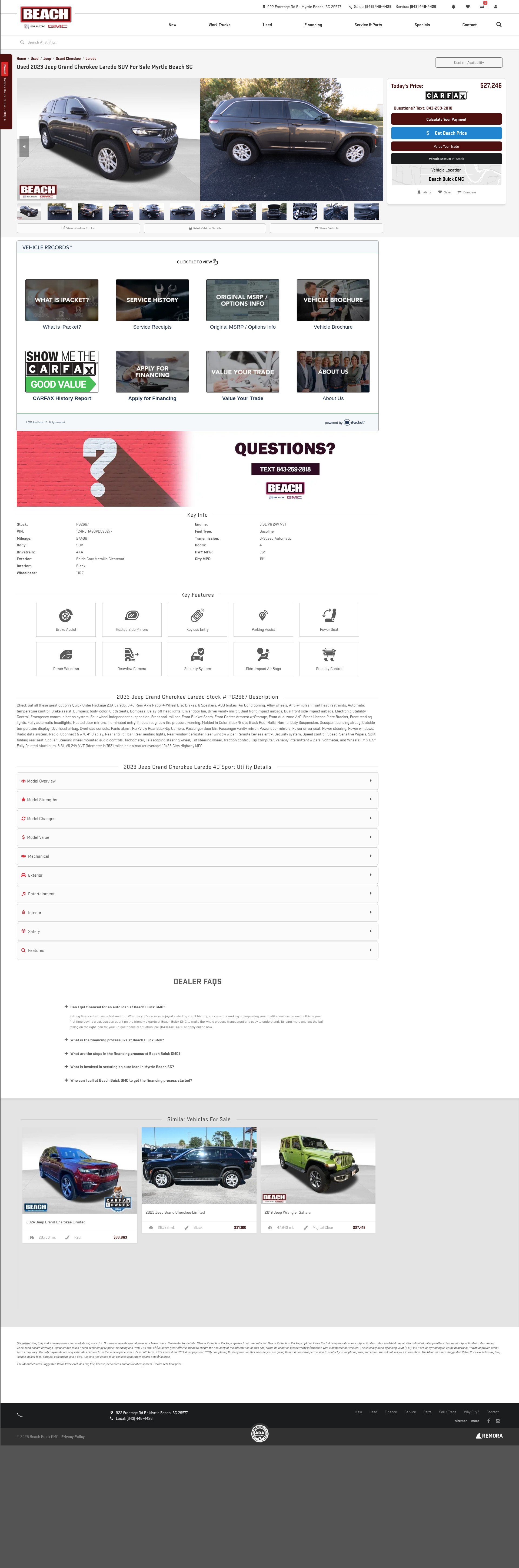 Screenshot of beachbuickgmc.com