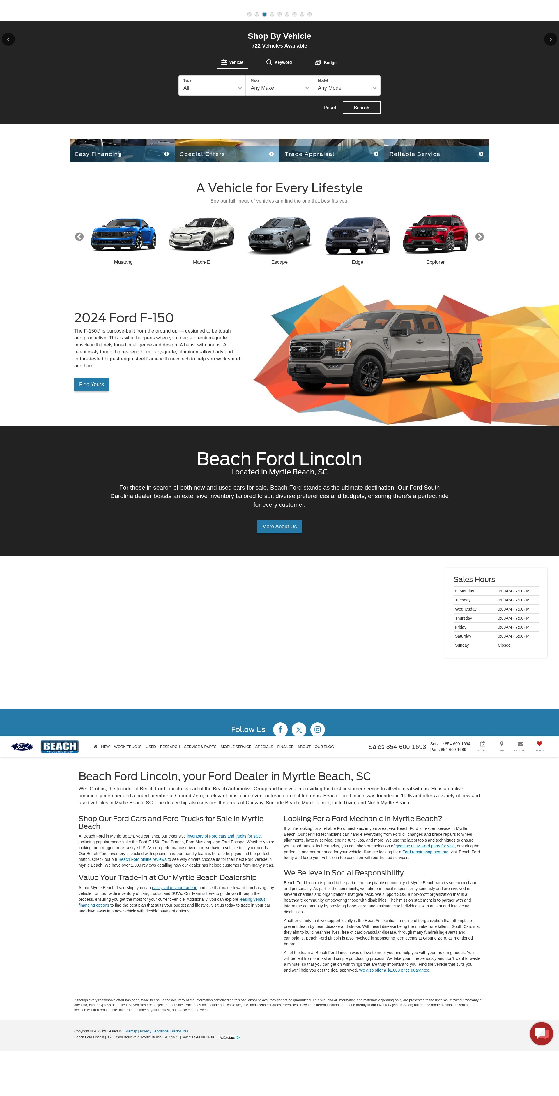 Screenshot of beachford.net
