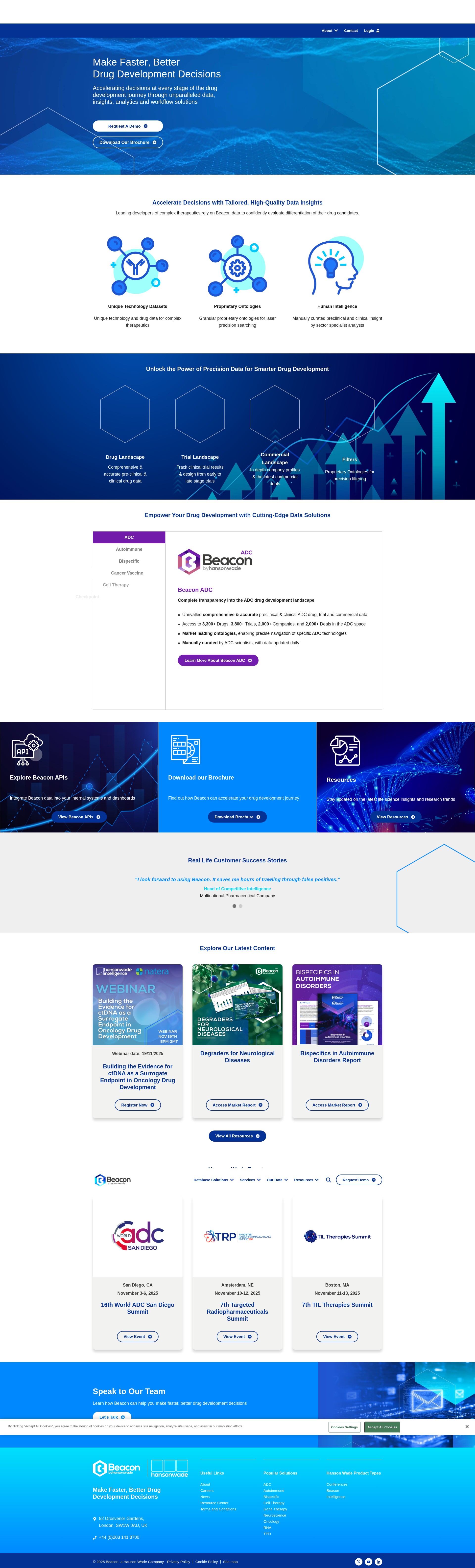 Screenshot of beacon-intelligence.com