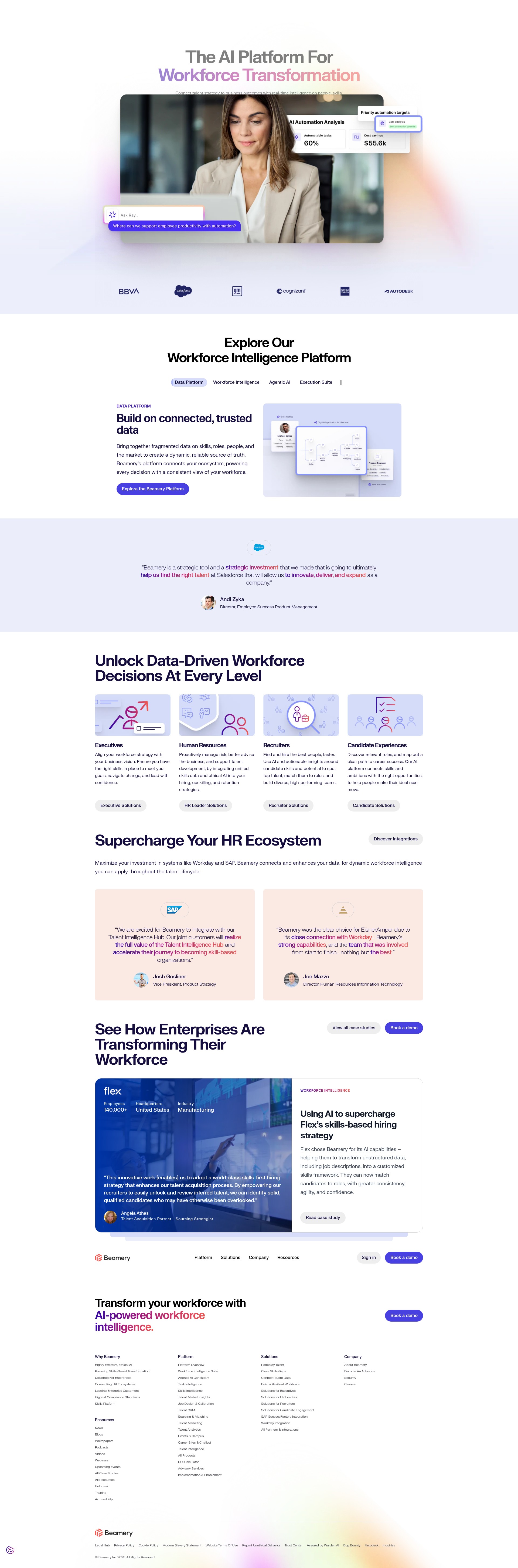 Screenshot of beamery.com
