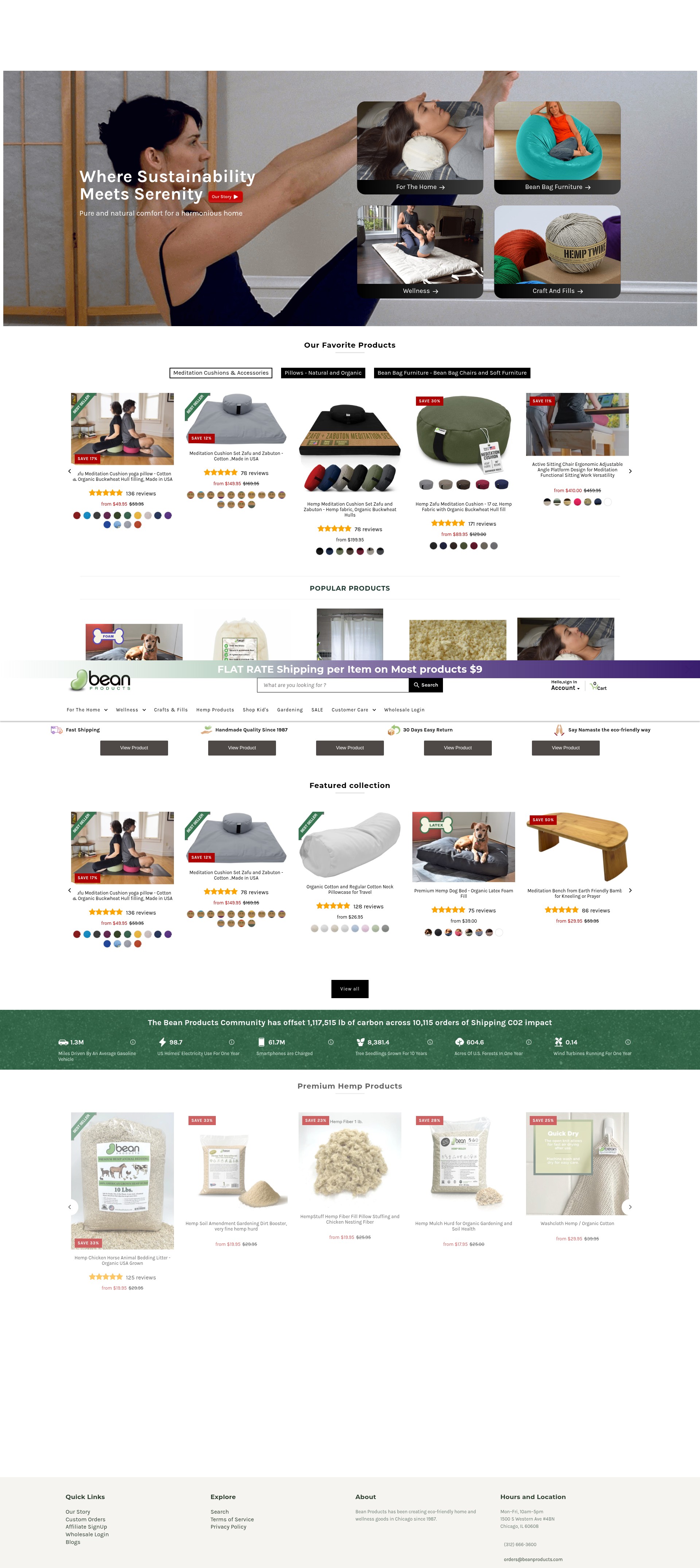 Screenshot of beanproducts.com