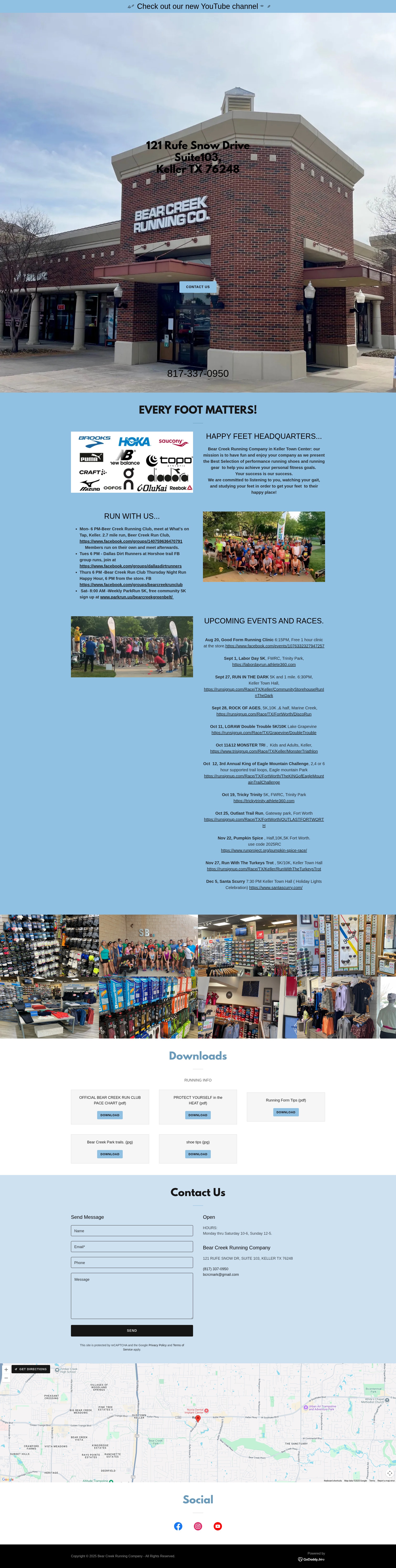 Screenshot of bearcreekrunningco.com