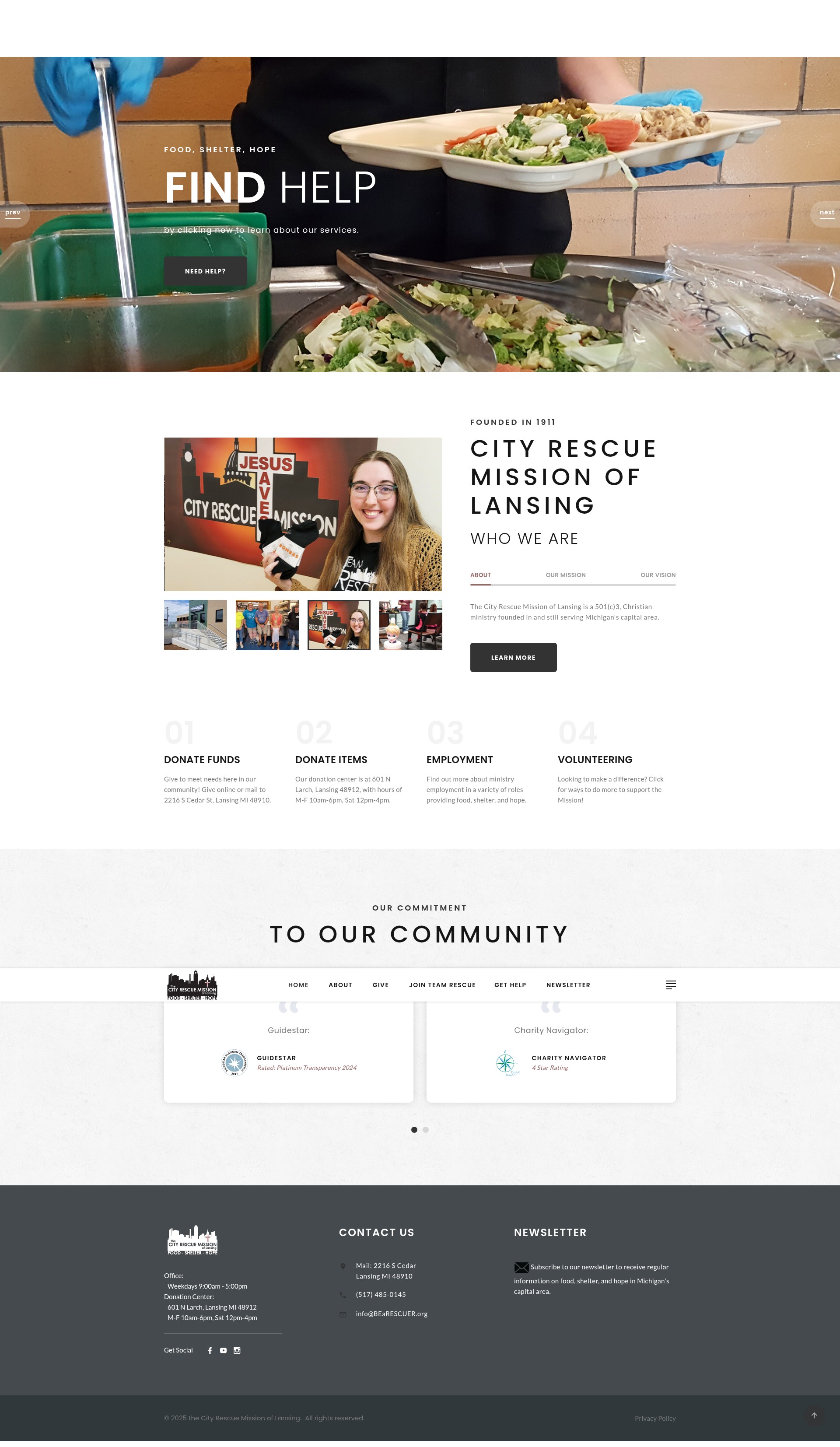Screenshot of bearescuer.org