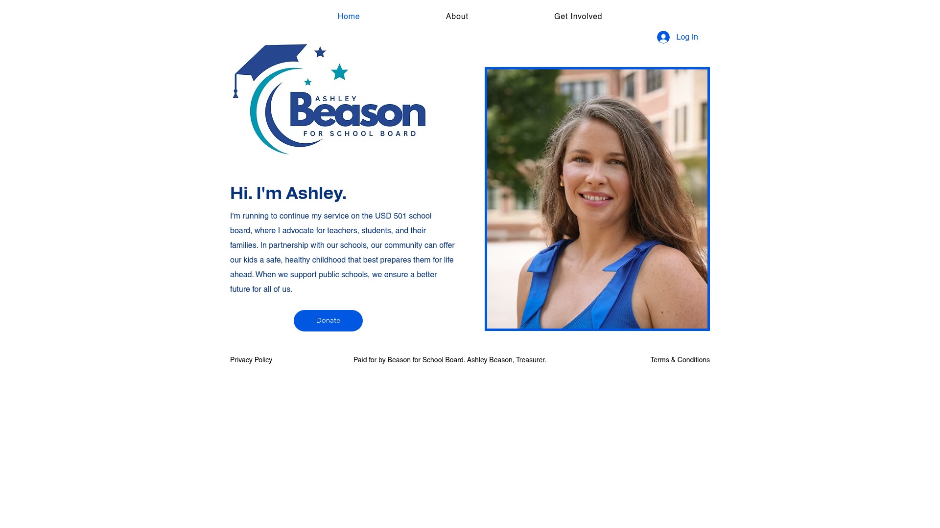 Screenshot of beasonforschoolboard.com