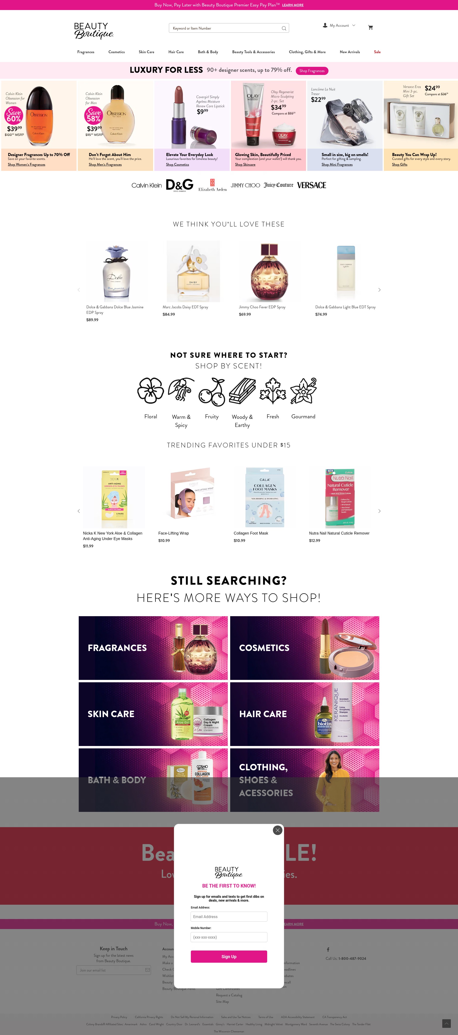 Screenshot of beautyboutique.com