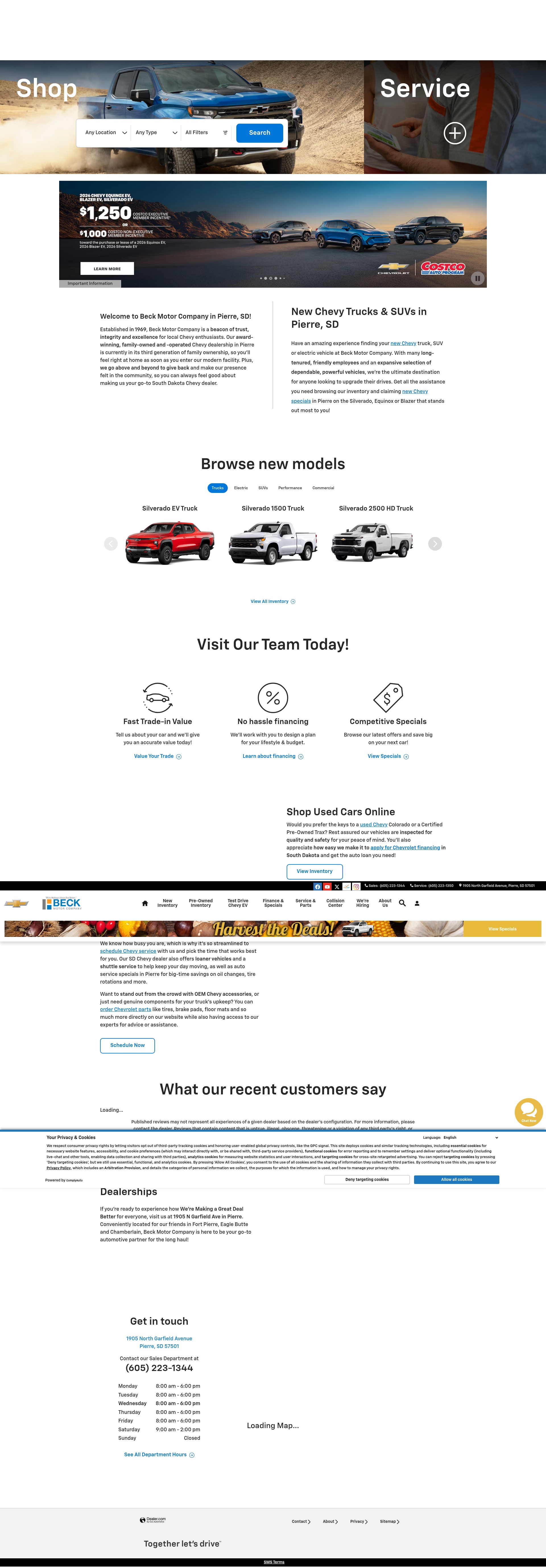 Screenshot of beck-motors.com