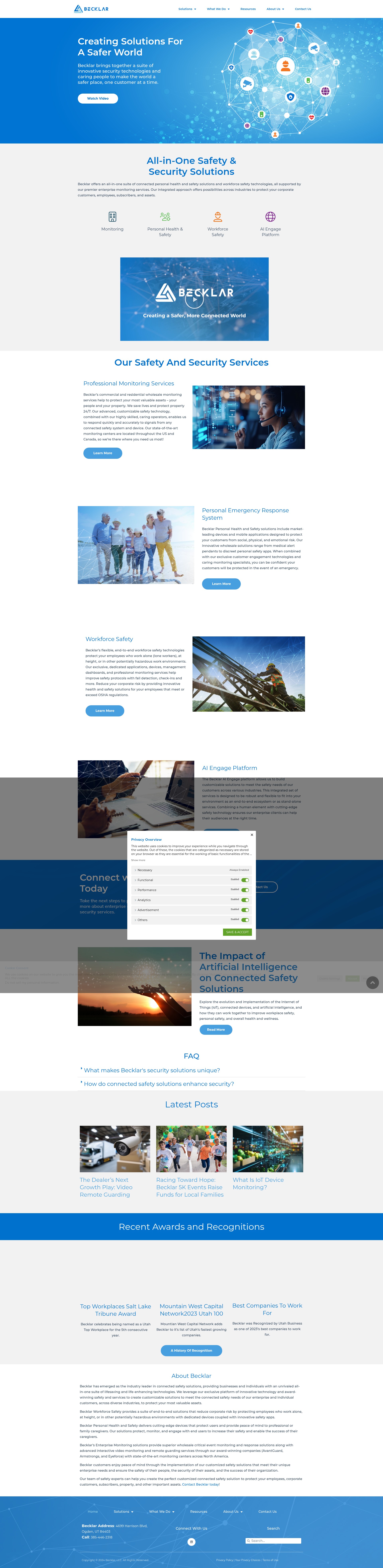 Screenshot of becklar.com